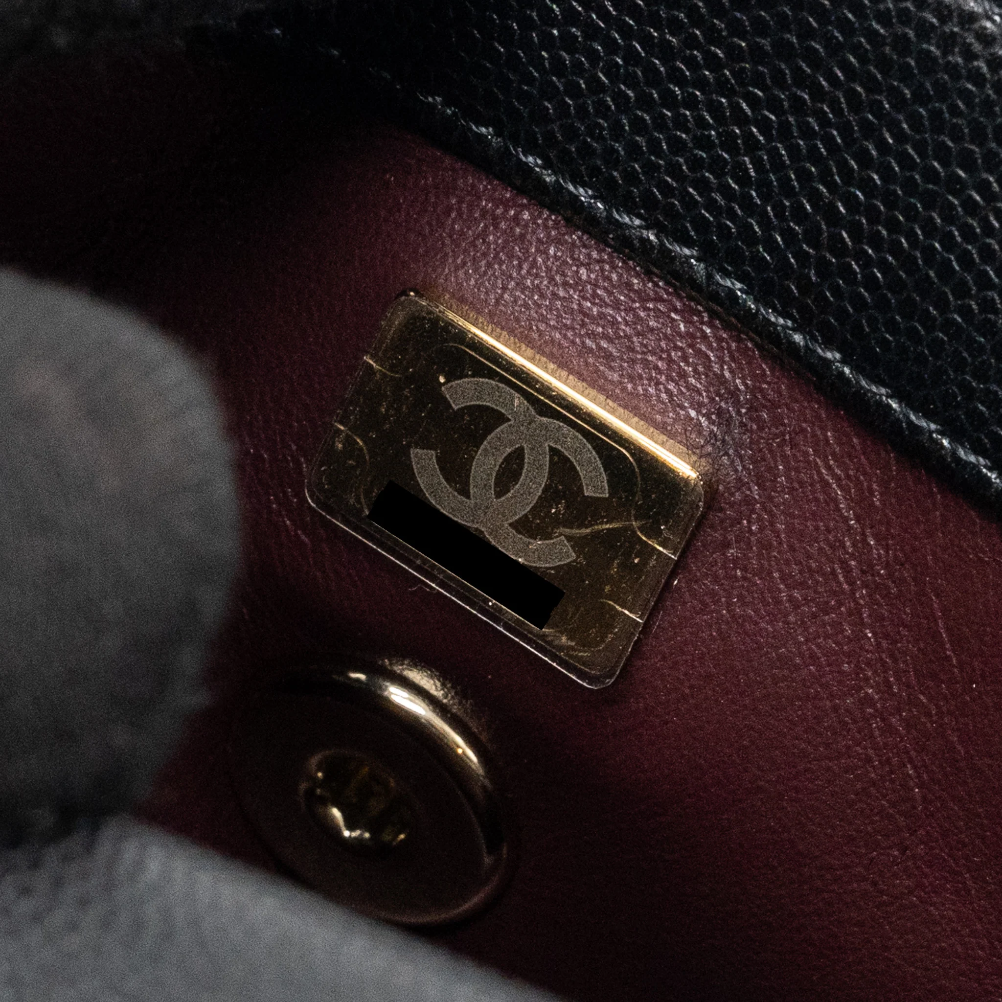 Chanel Coco handle Mini Caviar Black LGHW (Microchip) - Image 17