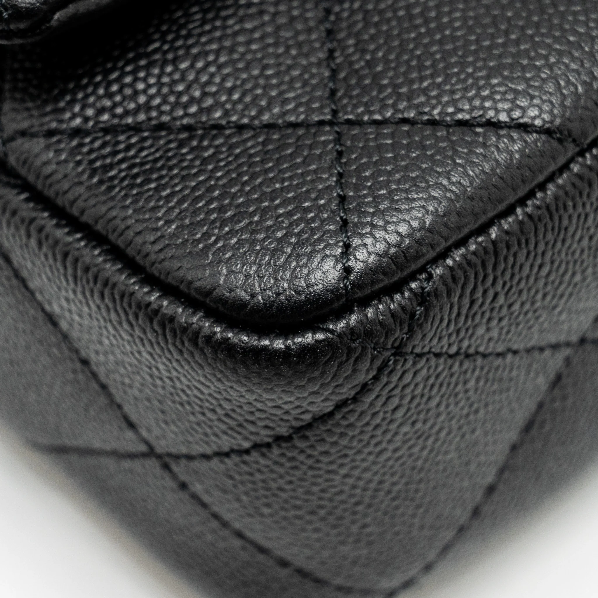 Chanel Coco Love Flap Bag with Adjustable Chain Caviar Black GHW (Microchip) - Image 8