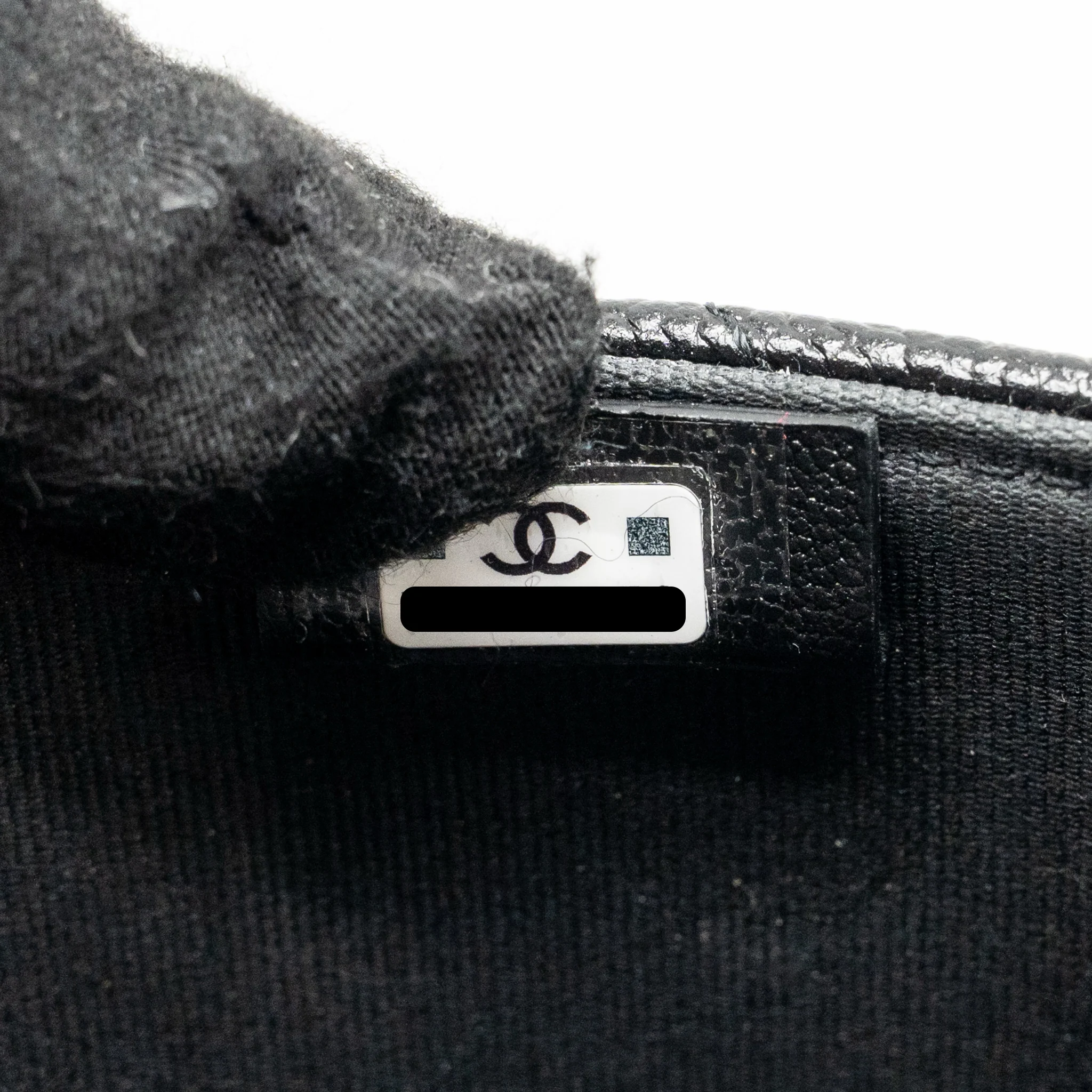 Chanel Coco Love Mini Flap Wallet on Chain Caviar Black GHW (Microchip) - Image 18