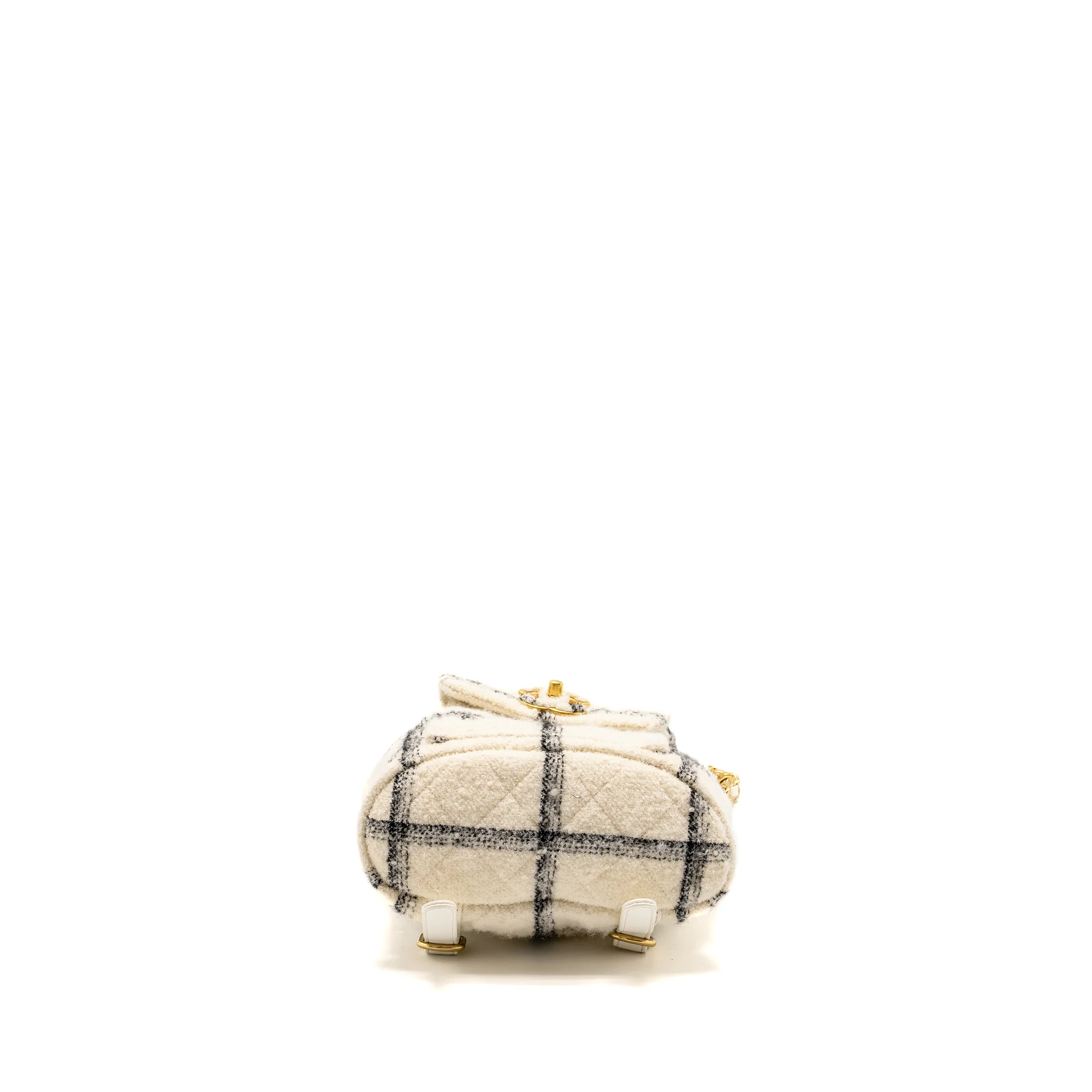 Chanel Duma Backpack Fabric White/Multicolour GHW (microchip) - Image 5