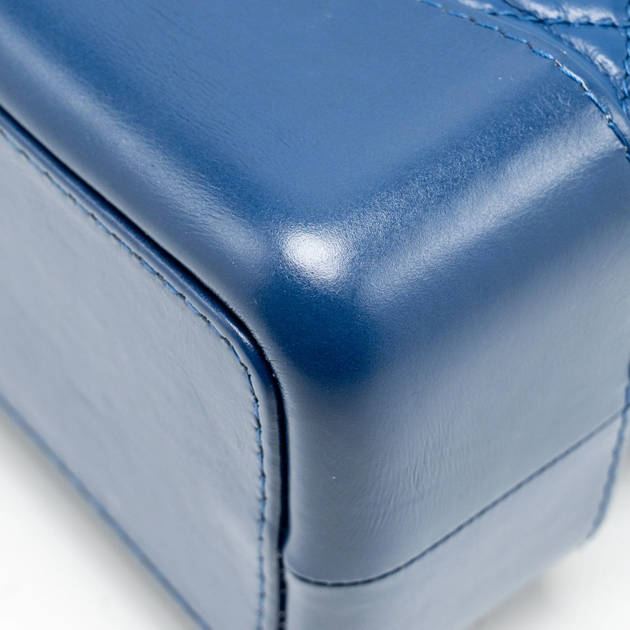 Chanel Gabrielle Backpack Aged Calfskin Blue Multicolour Hardware - Image 8