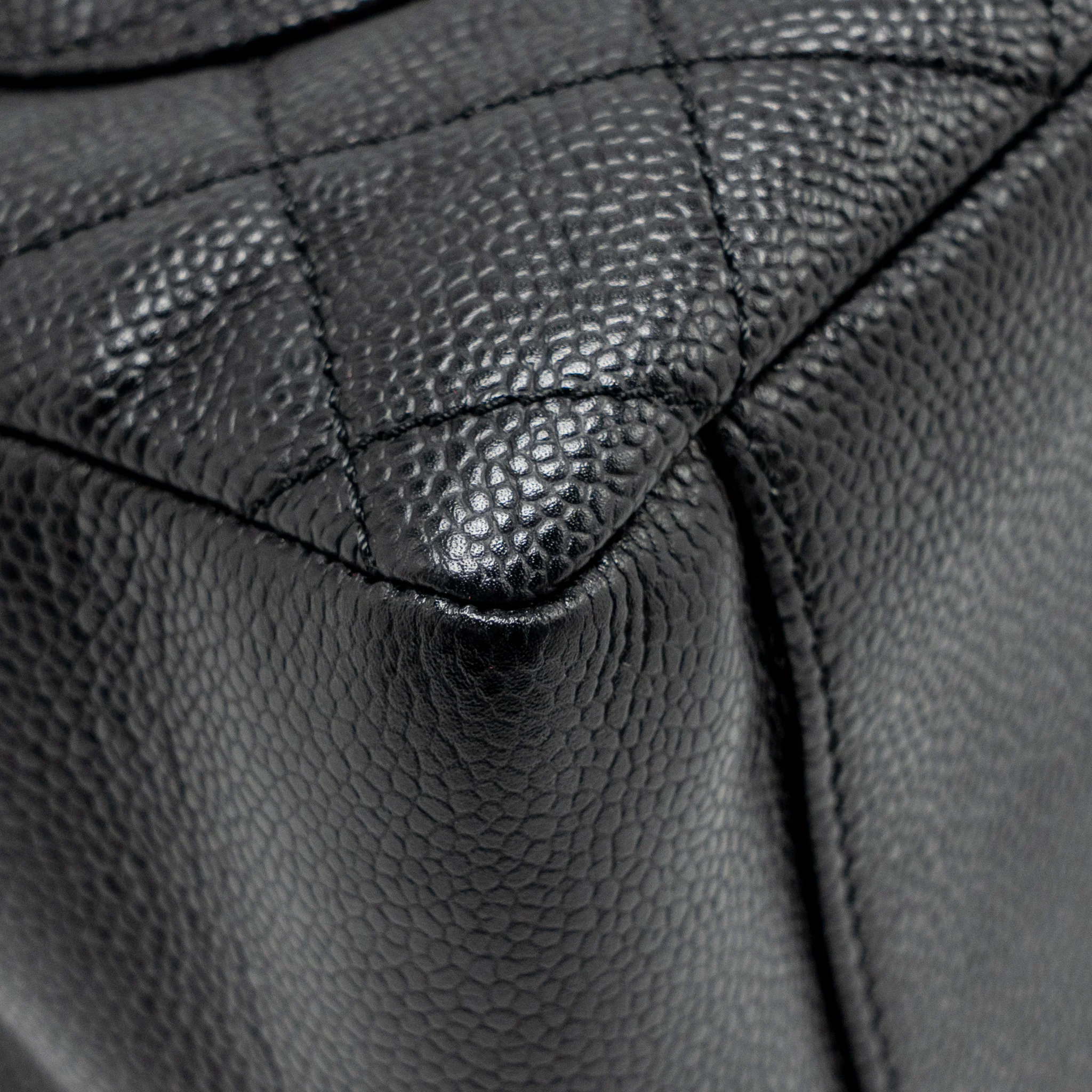 Chanel Grand Shopping Tote bag Caviar Black GHW - Image 11