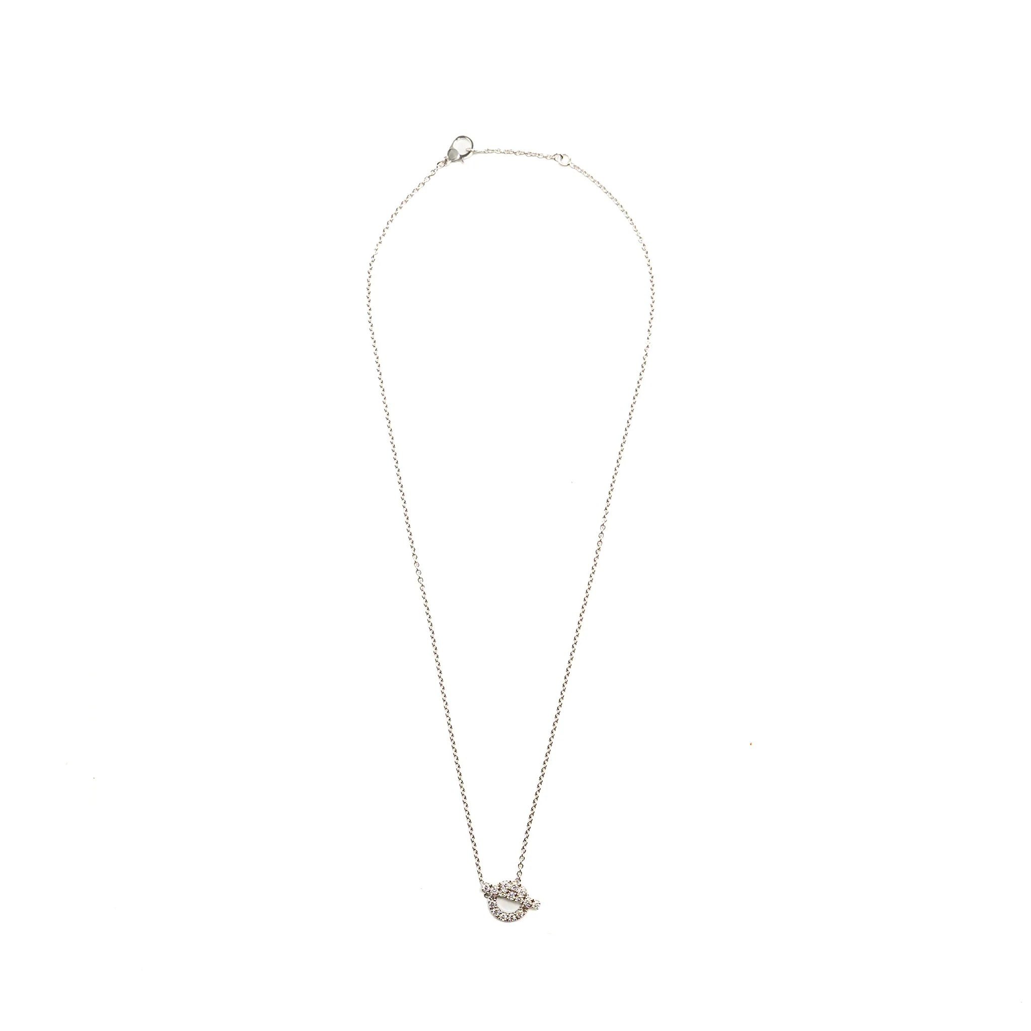 Hermes Finesse Pendant White gold Diamonds - Image 3