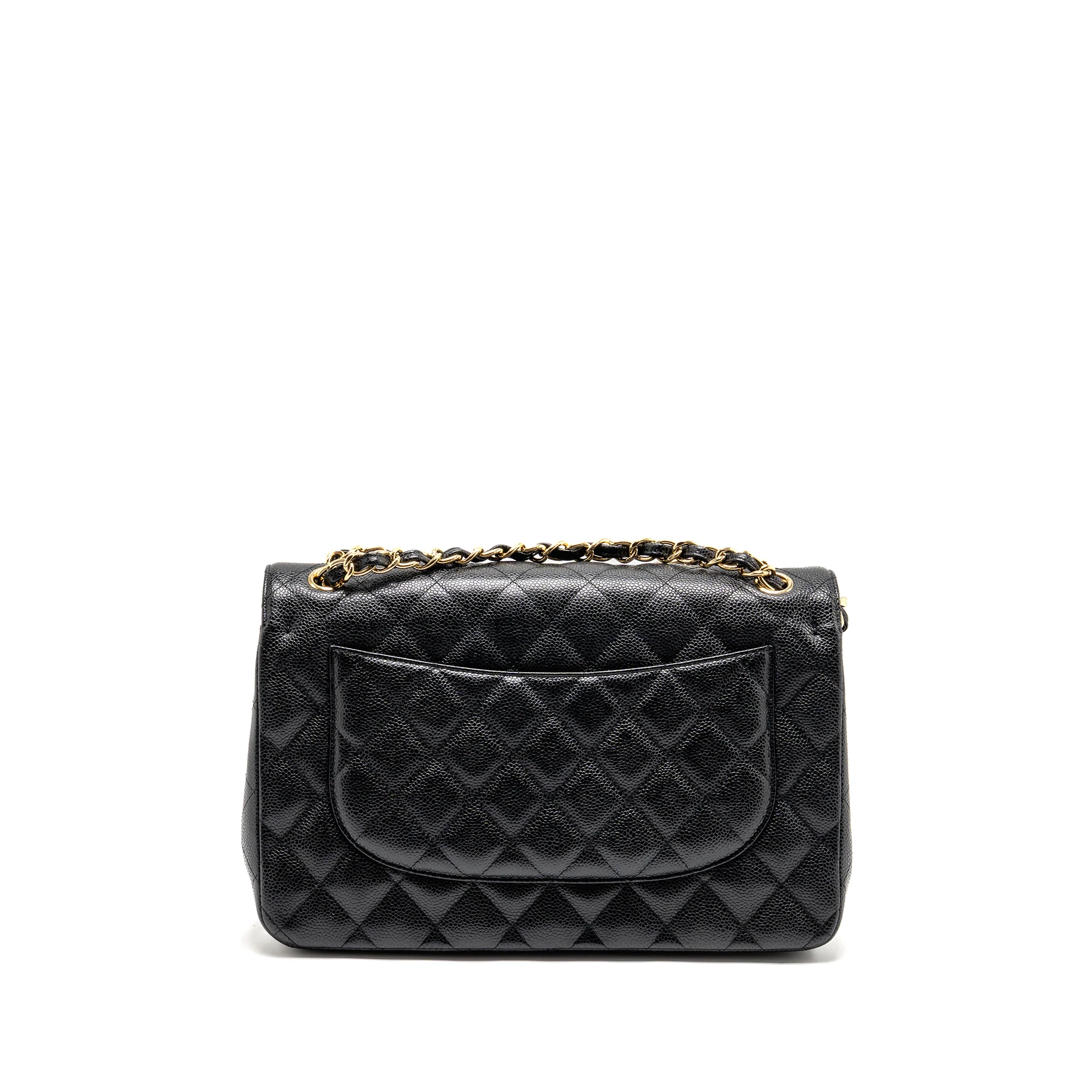 Chanel Jumbo Classic Double Flap Bag Caviar Black GHW - Image 2