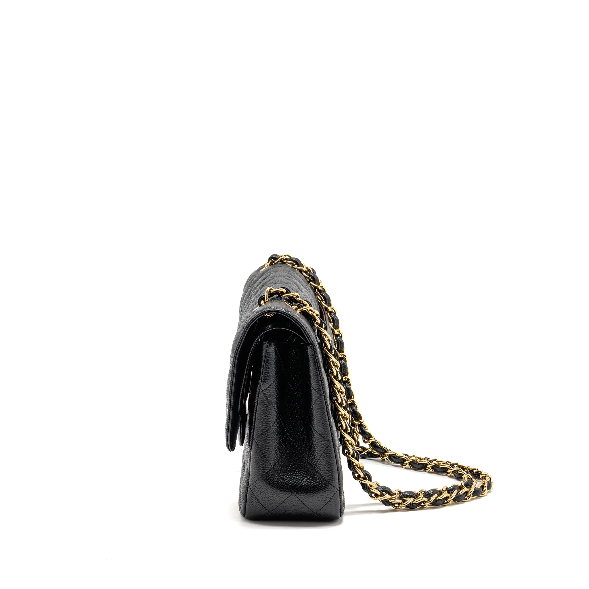 Chanel Jumbo Classic Double Flap Bag Caviar Black GHW - Image 4