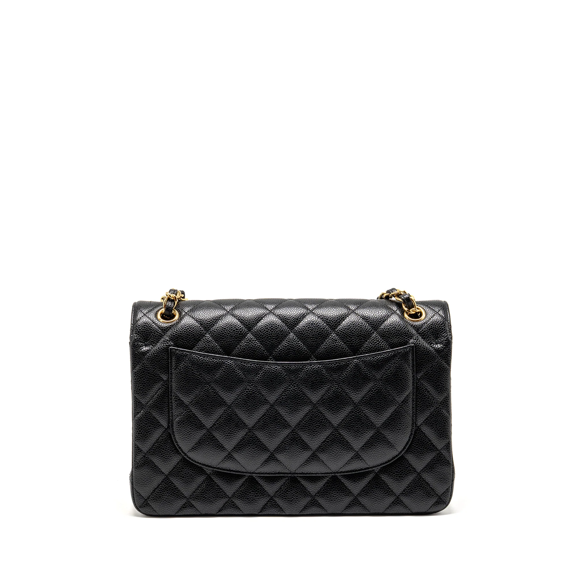 Chanel Jumbo Classic Double Flap Bag Caviar Black GHW (Microchip) - Image 2