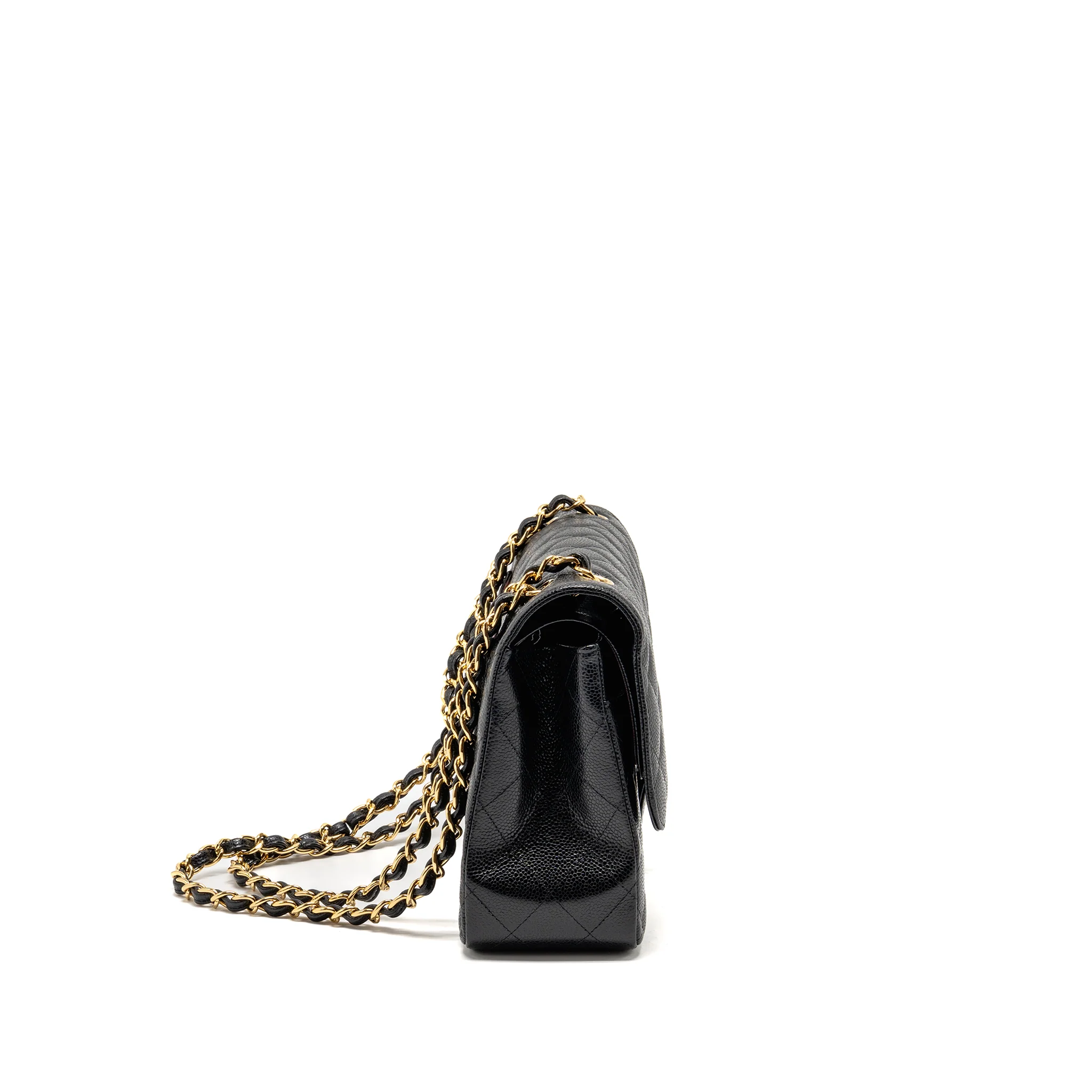 Chanel Jumbo Classic Double Flap Bag Caviar Black GHW (Microchip) - Image 3