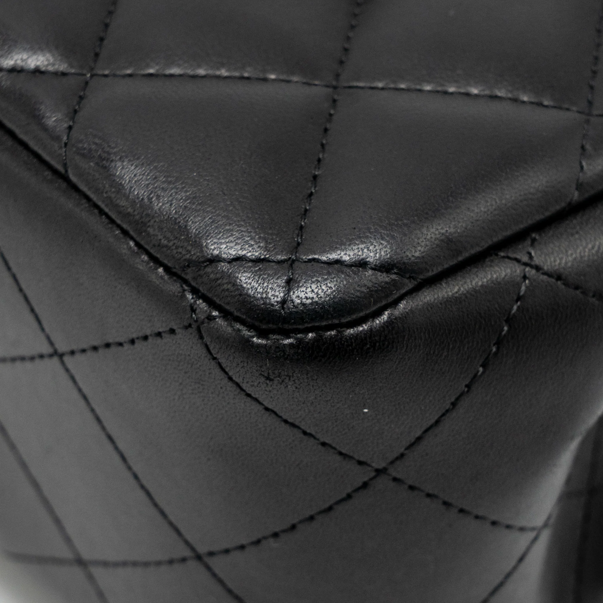 Chanel Jumbo Classic Double Flap Bag Lambskin So Black - Image 10