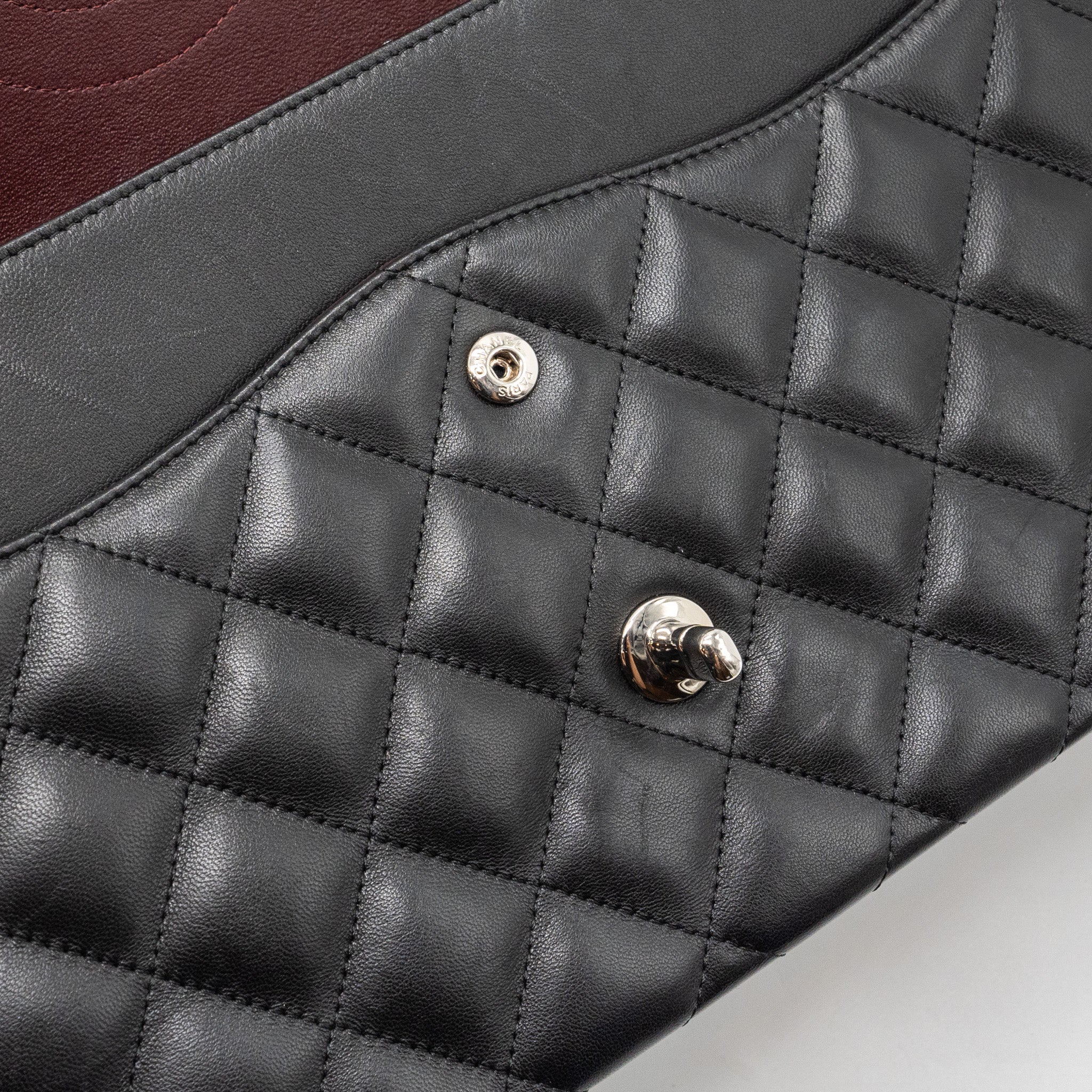 Chanel Jumbo Classic Double Flap Lambskin Black SHW - Image 13