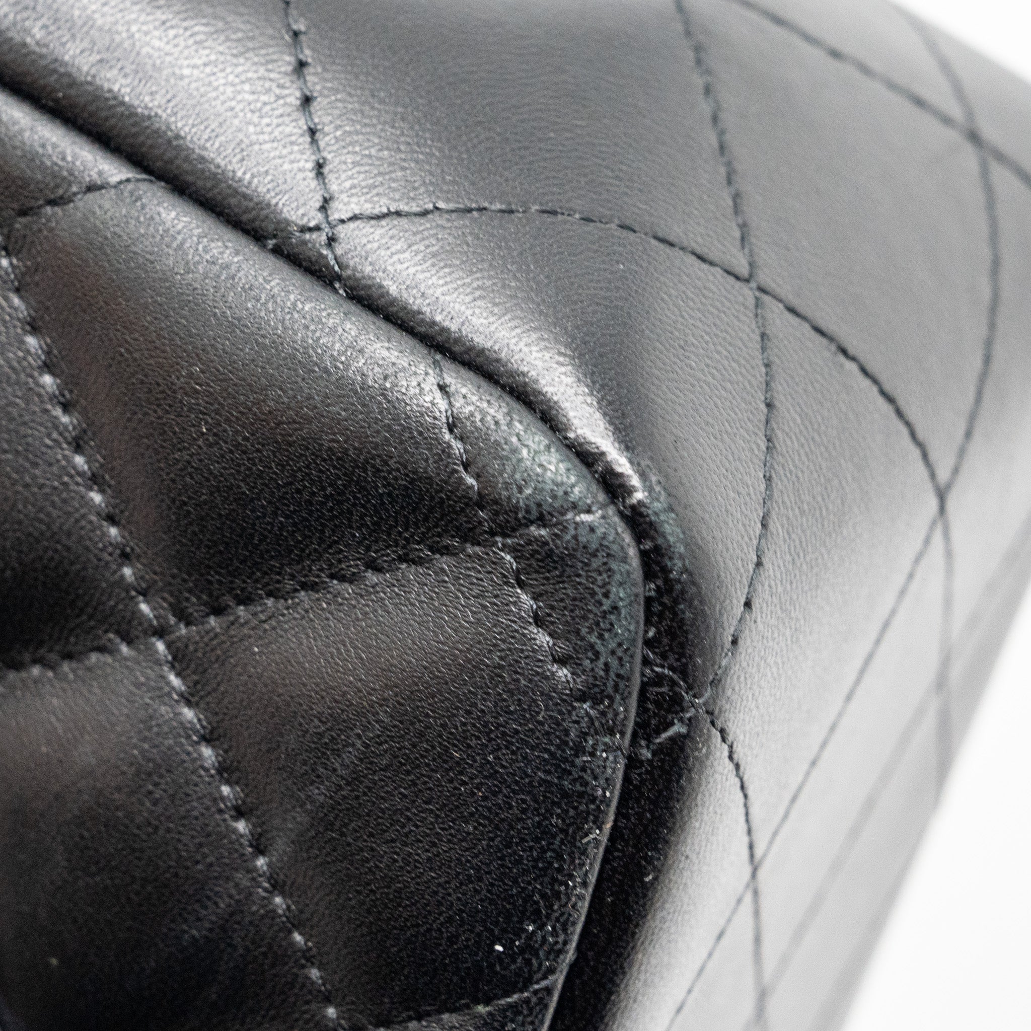 Chanel Jumbo Classic Double Flap Lambskin Black SHW - Image 17