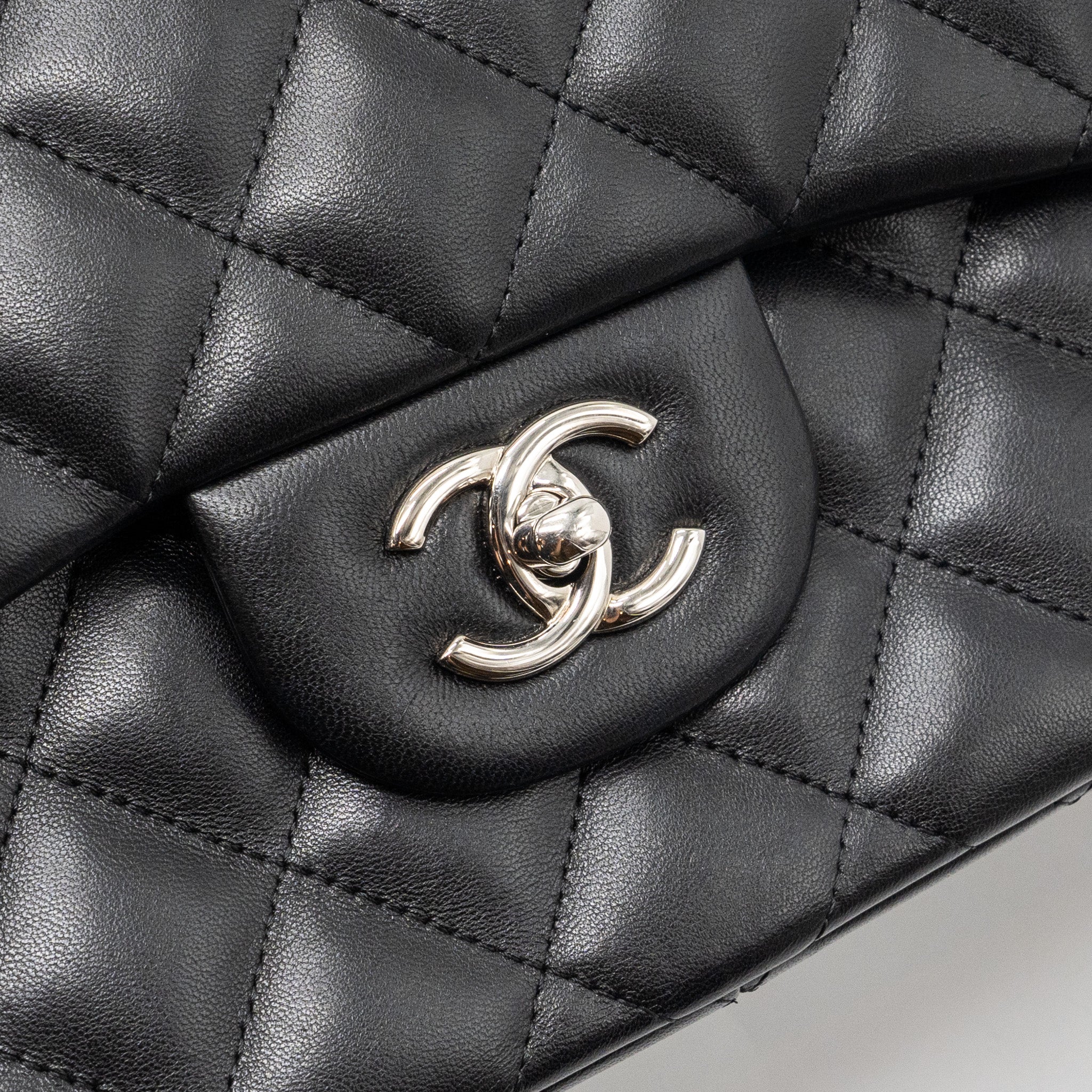 Chanel Jumbo Classic Double Flap Lambskin Black SHW - Image 9