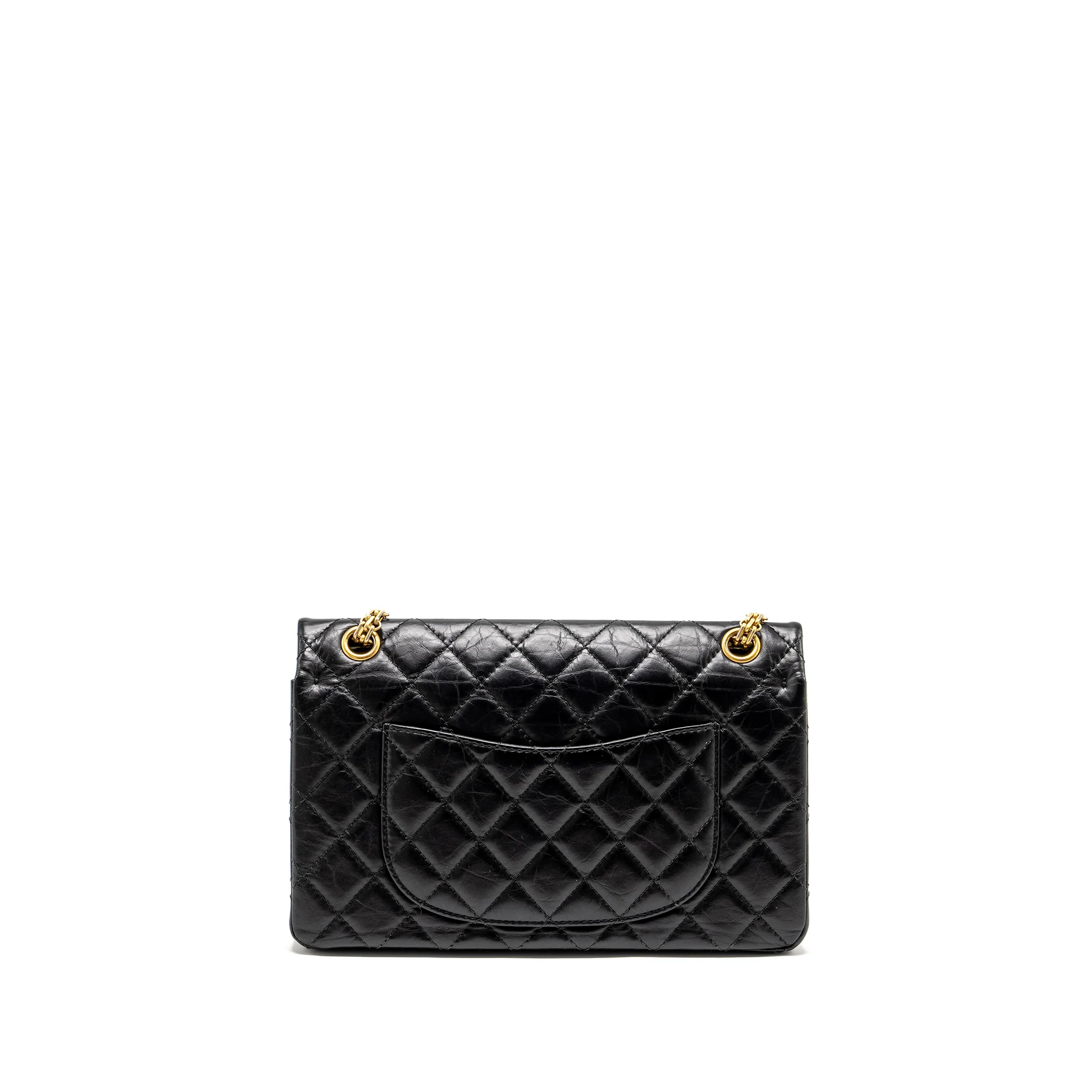 Chanel Large 2.55 226 Reissue Double Flap Bag Aged Calfskin Black GHW - Image 2
