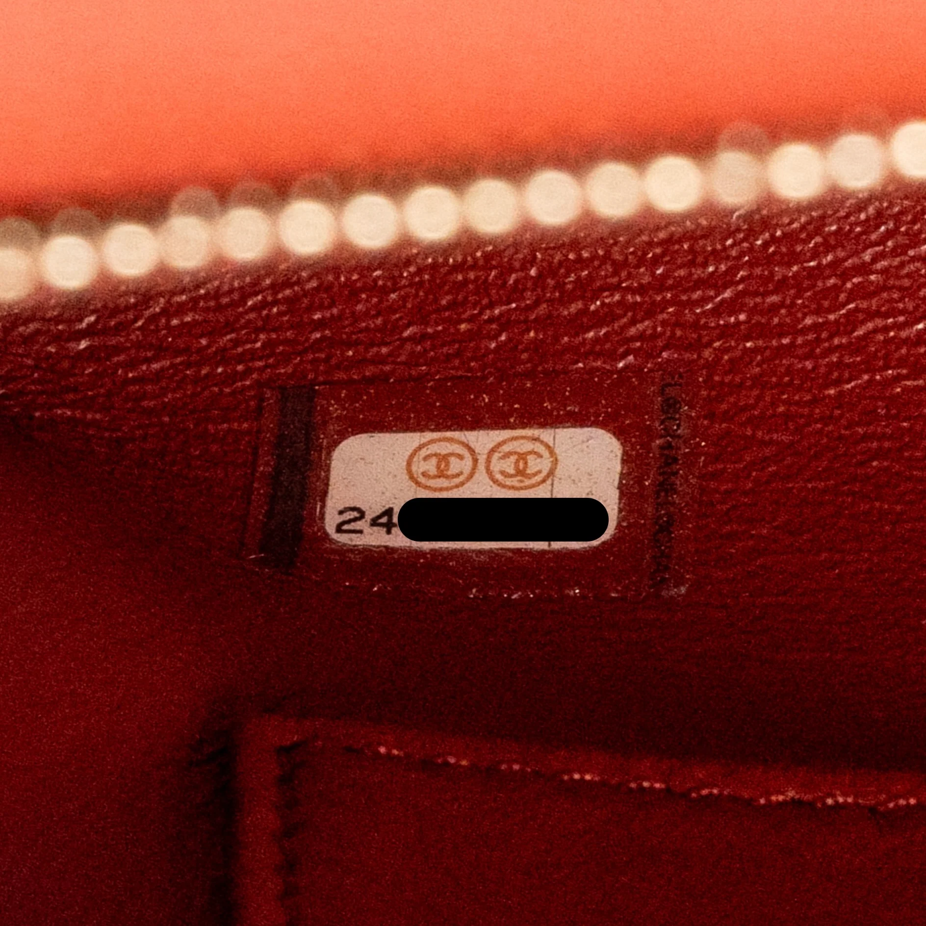 Chanel Large Coco Handle with Lizard Handle Caviar Red GHW - Image 17