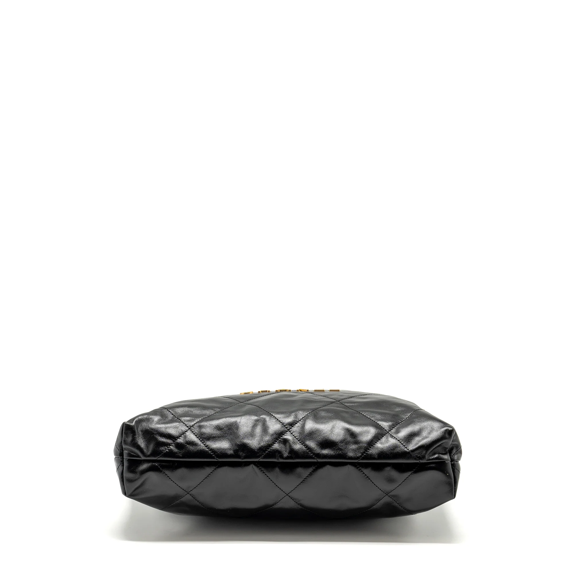 Chanel Medium 22 Bag Shiny Calfskin Black GHW (microchip) - Image 5