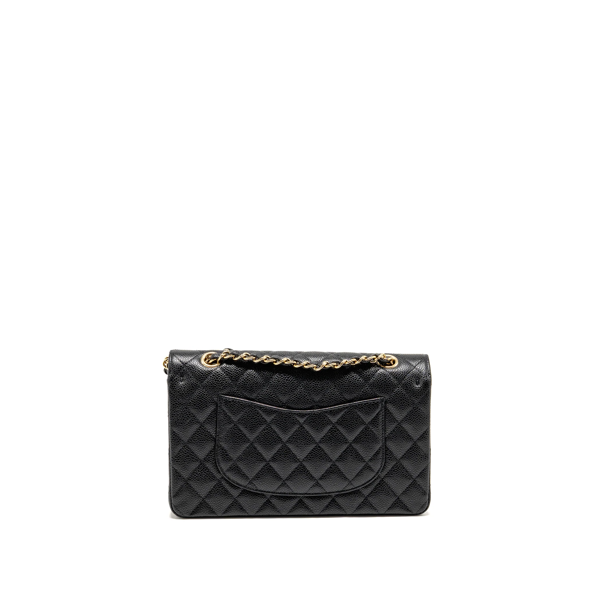 Chanel Medium Classic Double Flap Bag Caviar Black GHW (Microchip) - Image 2