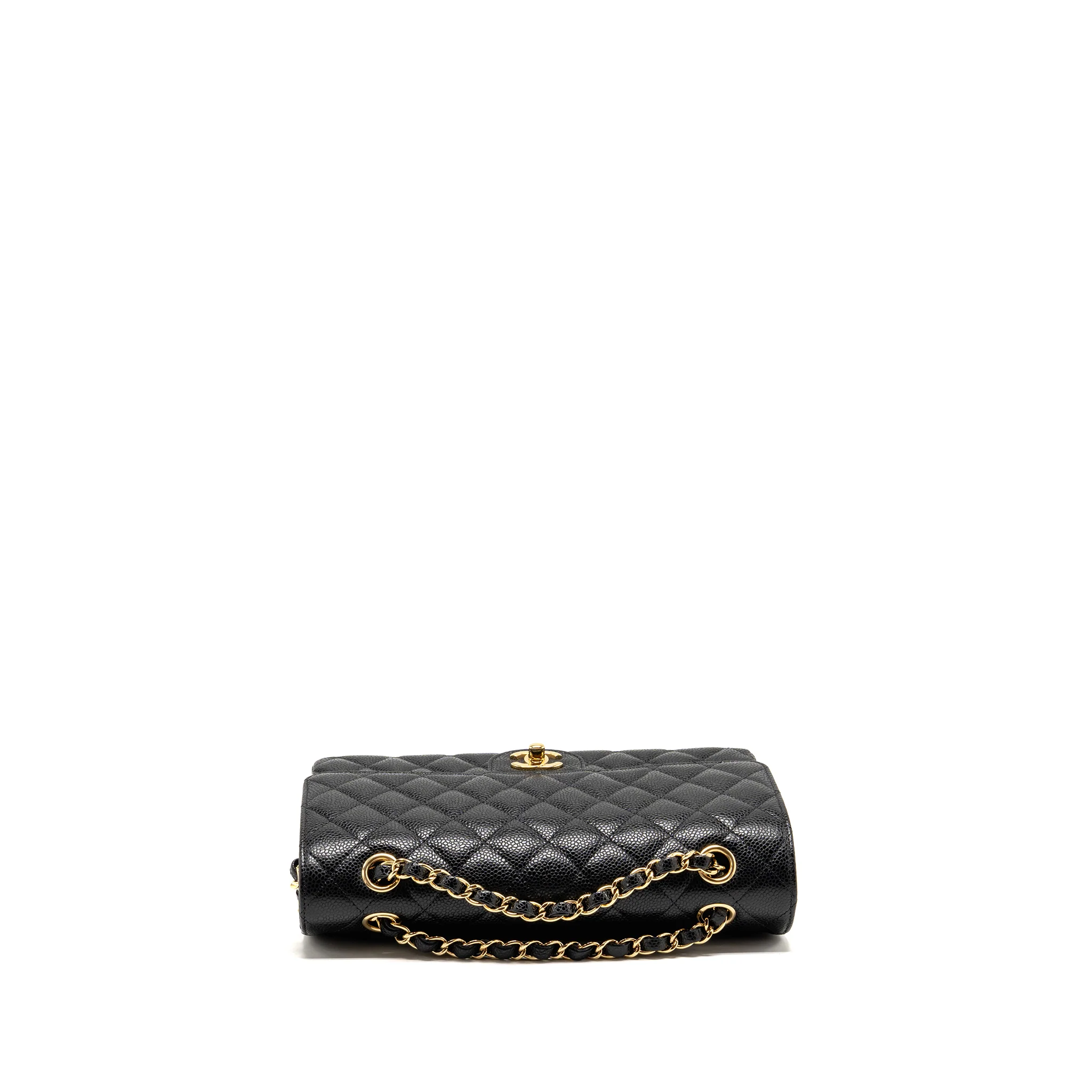 Chanel Medium Classic Double Flap Bag Caviar Black GHW (Microchip) - Image 5
