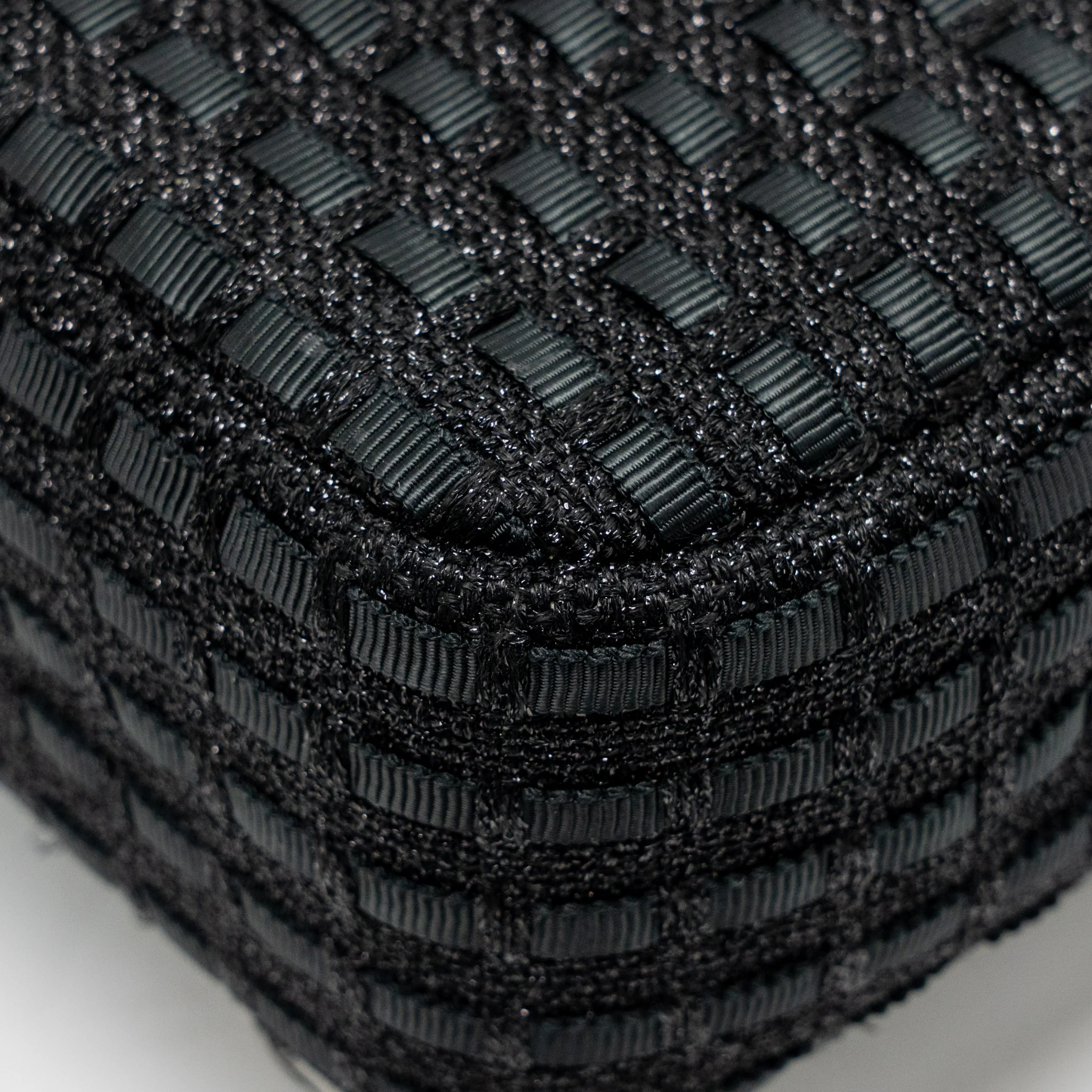 Chanel Medium Classic double flap bag tweed black SHW - Image 12