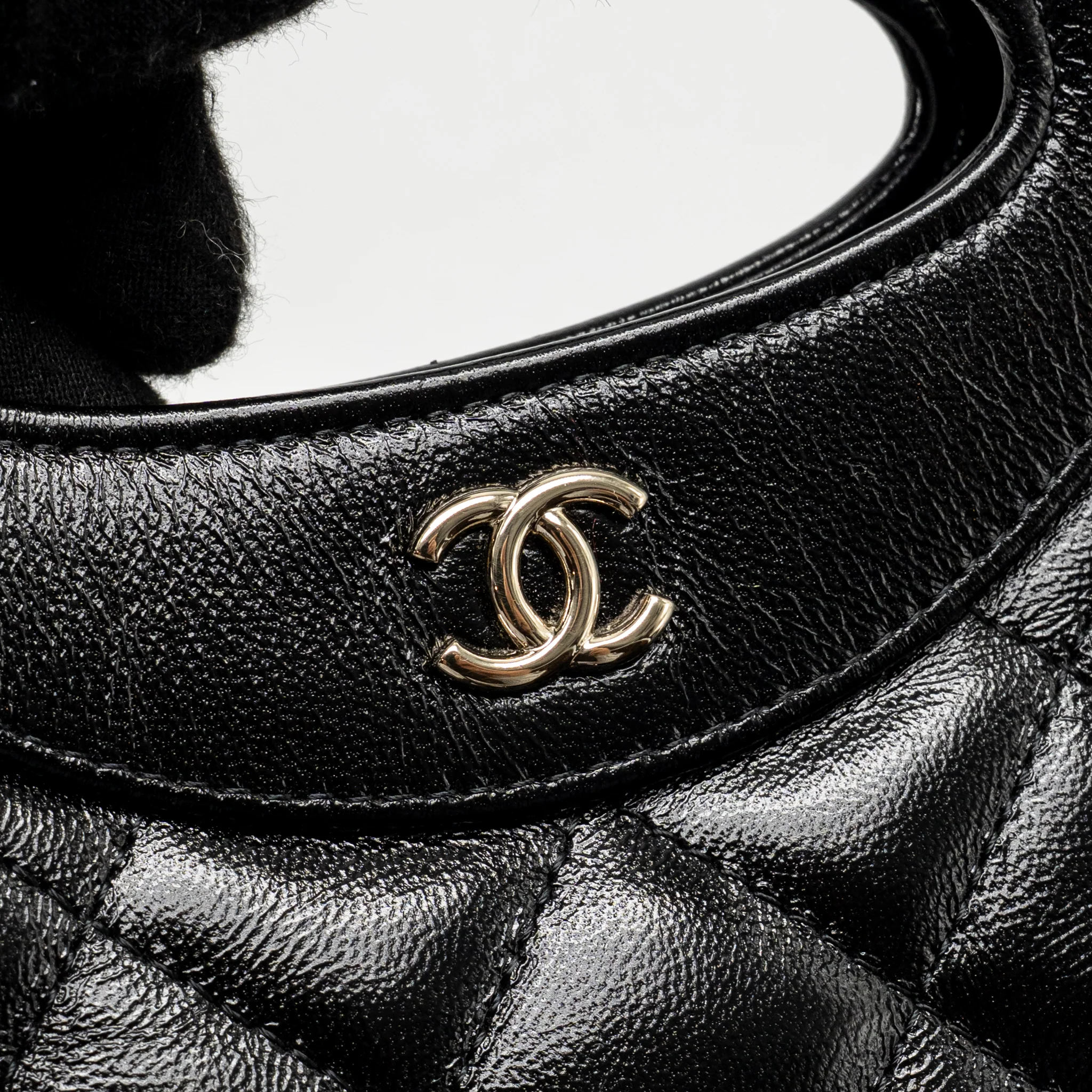 Chanel mini 31 clutch with chain shiny calfskin black LGHW (microchip) - Image 13