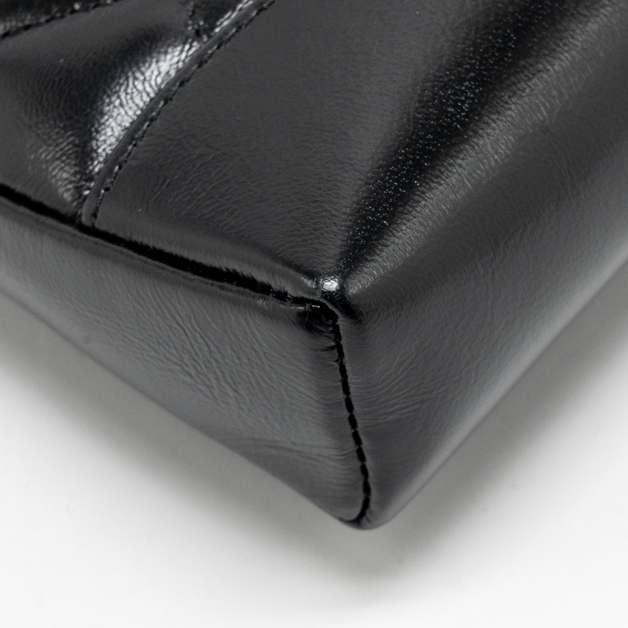 Chanel mini 31 clutch with chain shiny lambskin black LGHW (microchip) - Image 11