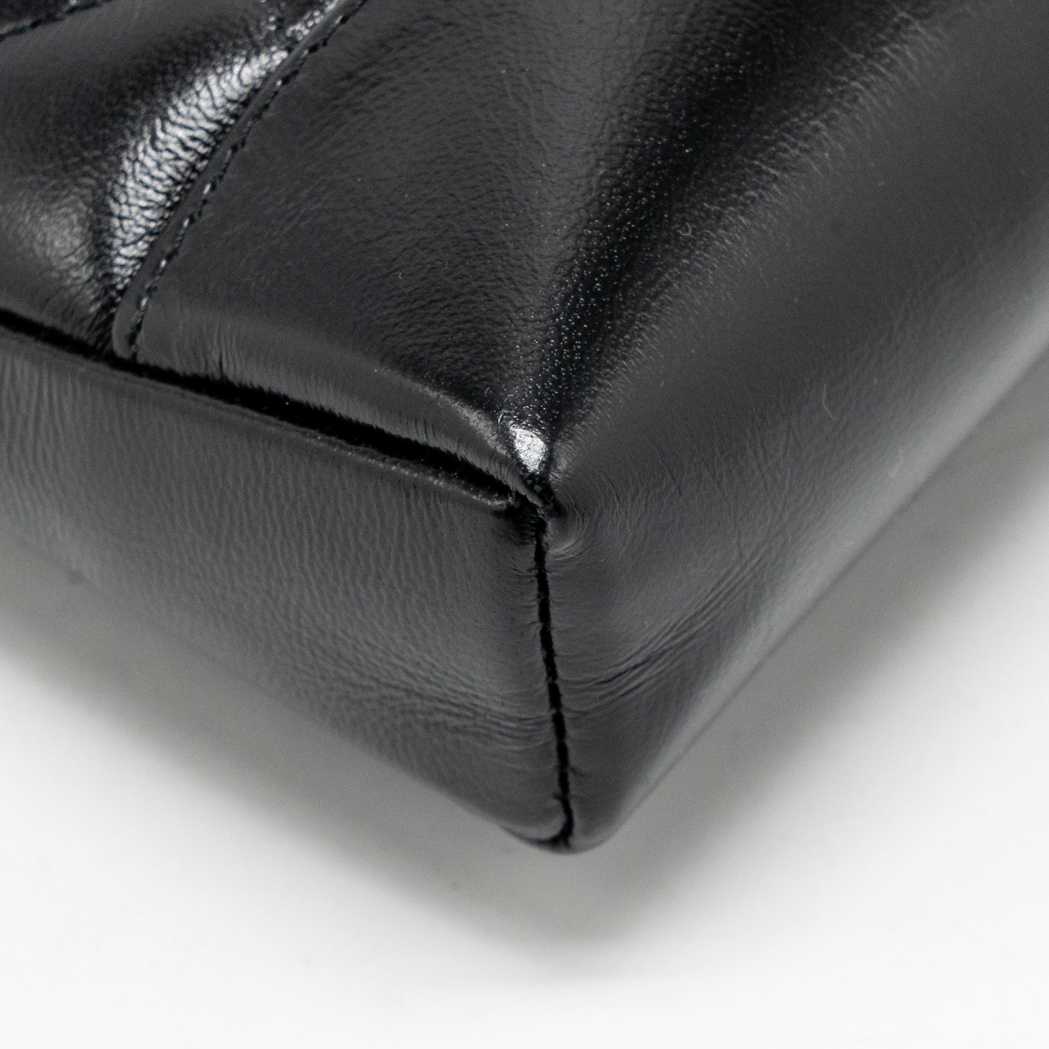 Chanel mini 31 clutch with chain shiny lambskin black LGHW (microchip) - Image 9