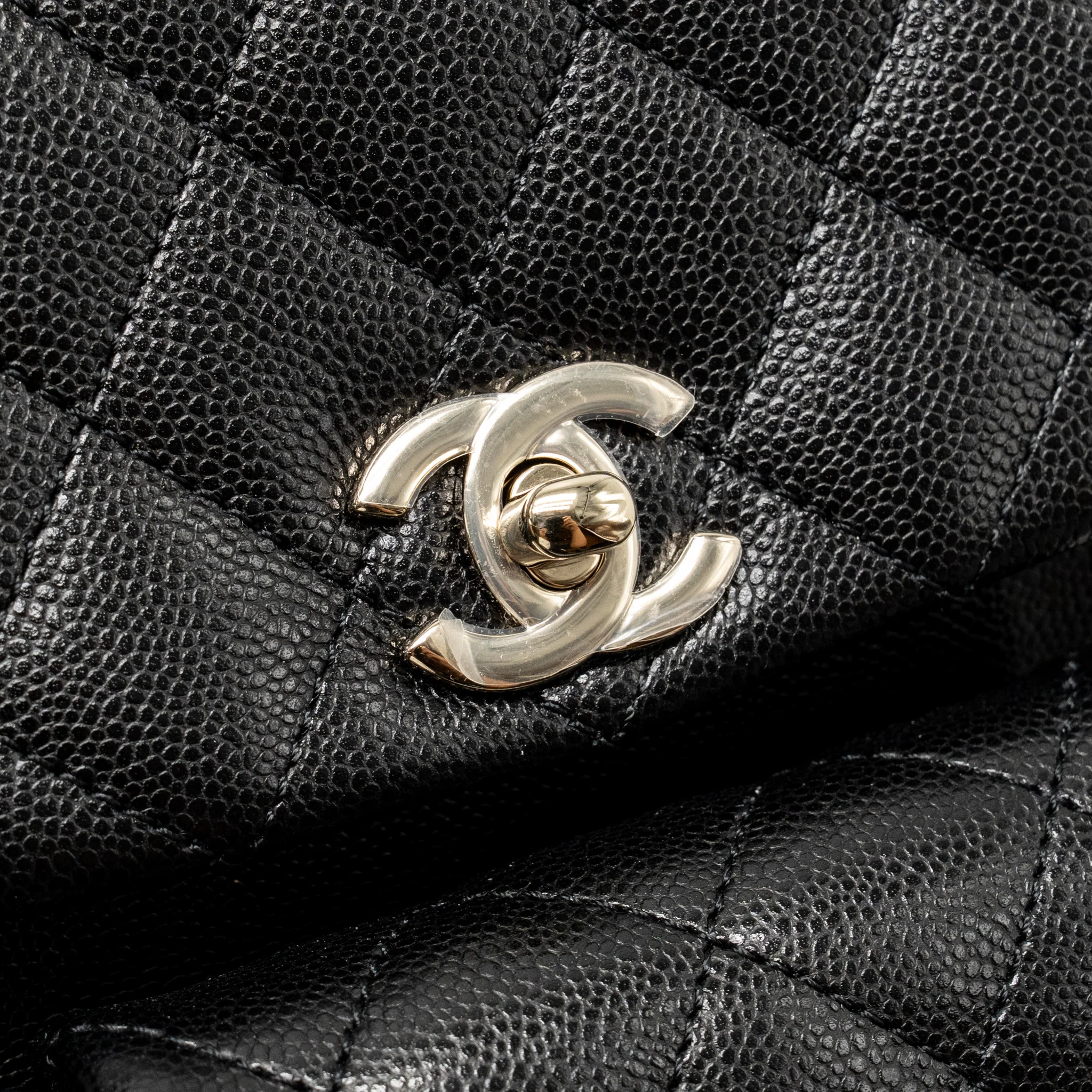 Chanel Small Duma Backpack Caviar Black LGHW (Microchip) - Image 13