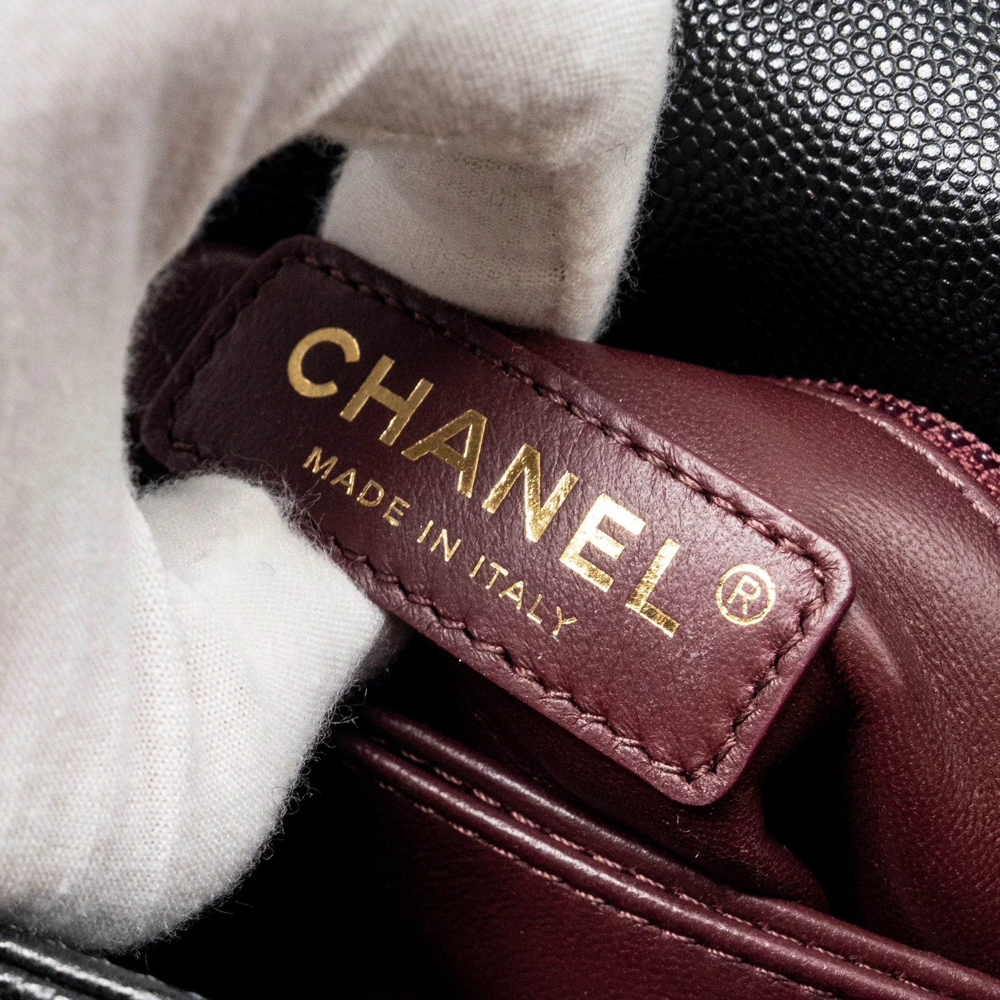 Chanel mini coco handle Caviar black LGHW - Image 19