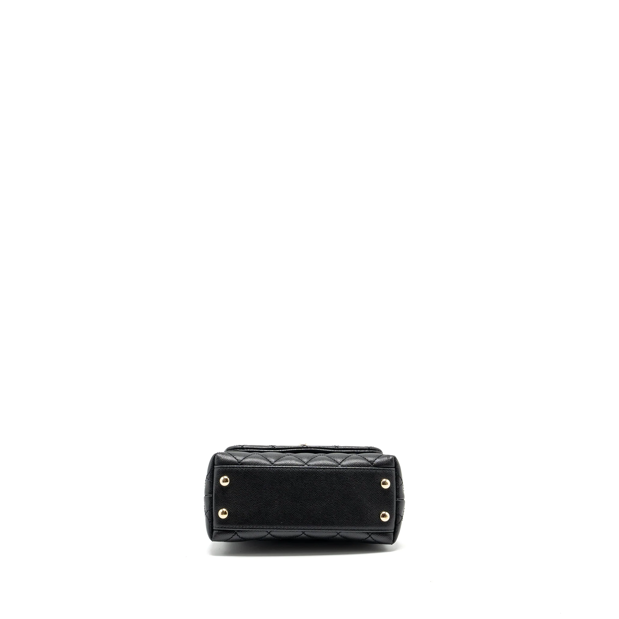 Chanel mini coco handle Caviar black LGHW - Image 5
