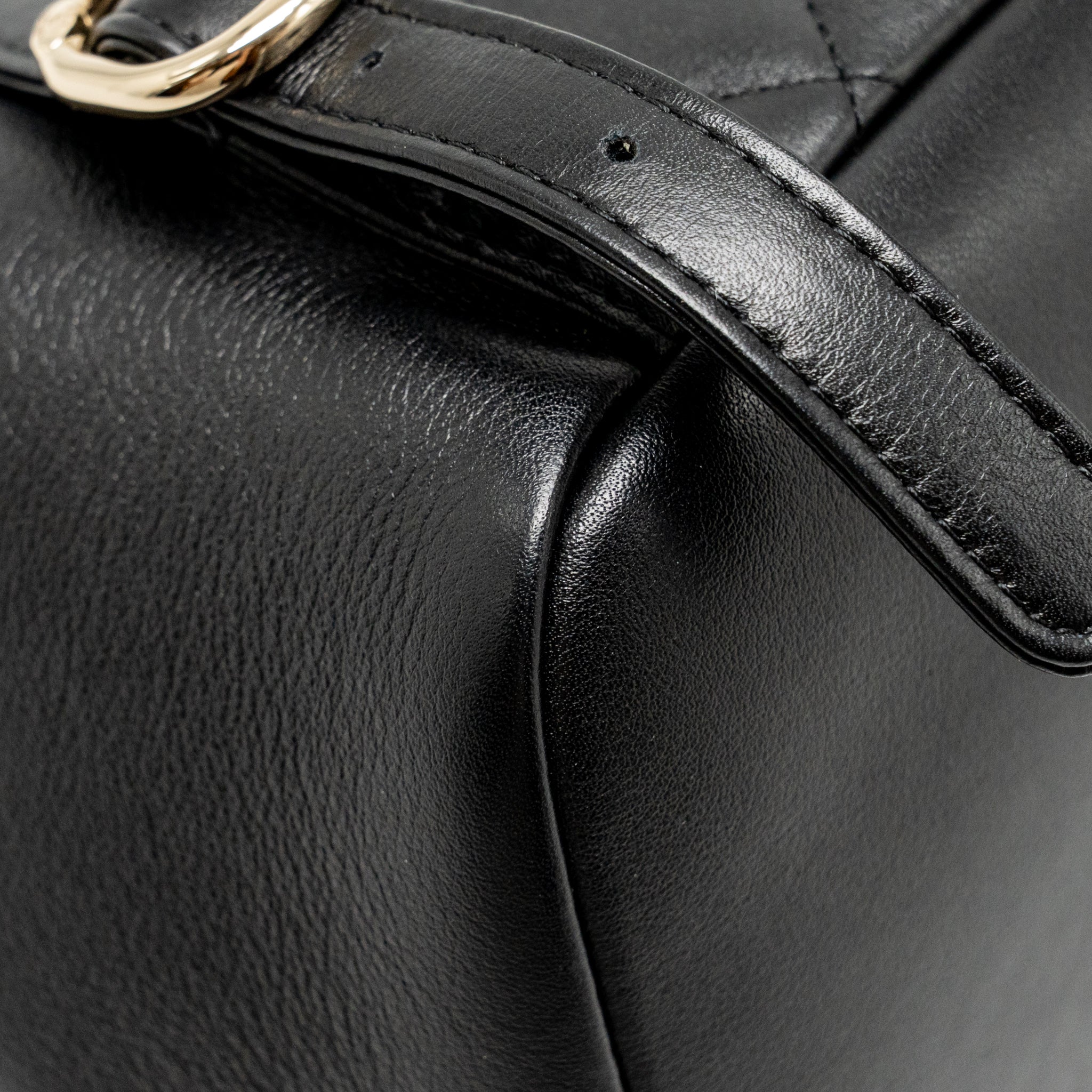 Chanel Mini Duma Backpack Calfskin Black LGHW (microchip) - Image 11