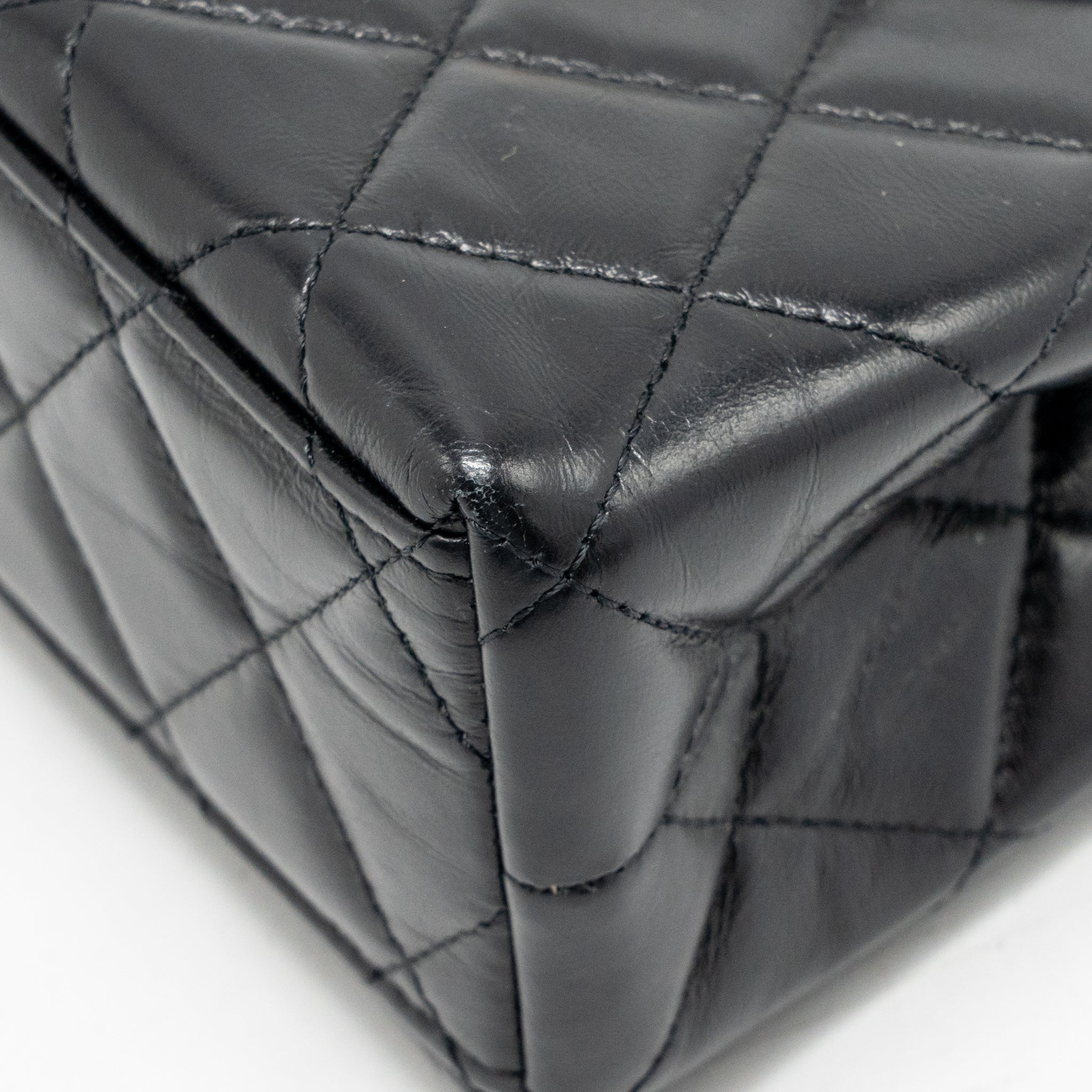 Chanel Mini Kelly Shopping Tote Bag Calfskin Black GHW (Microchip) - Image 10