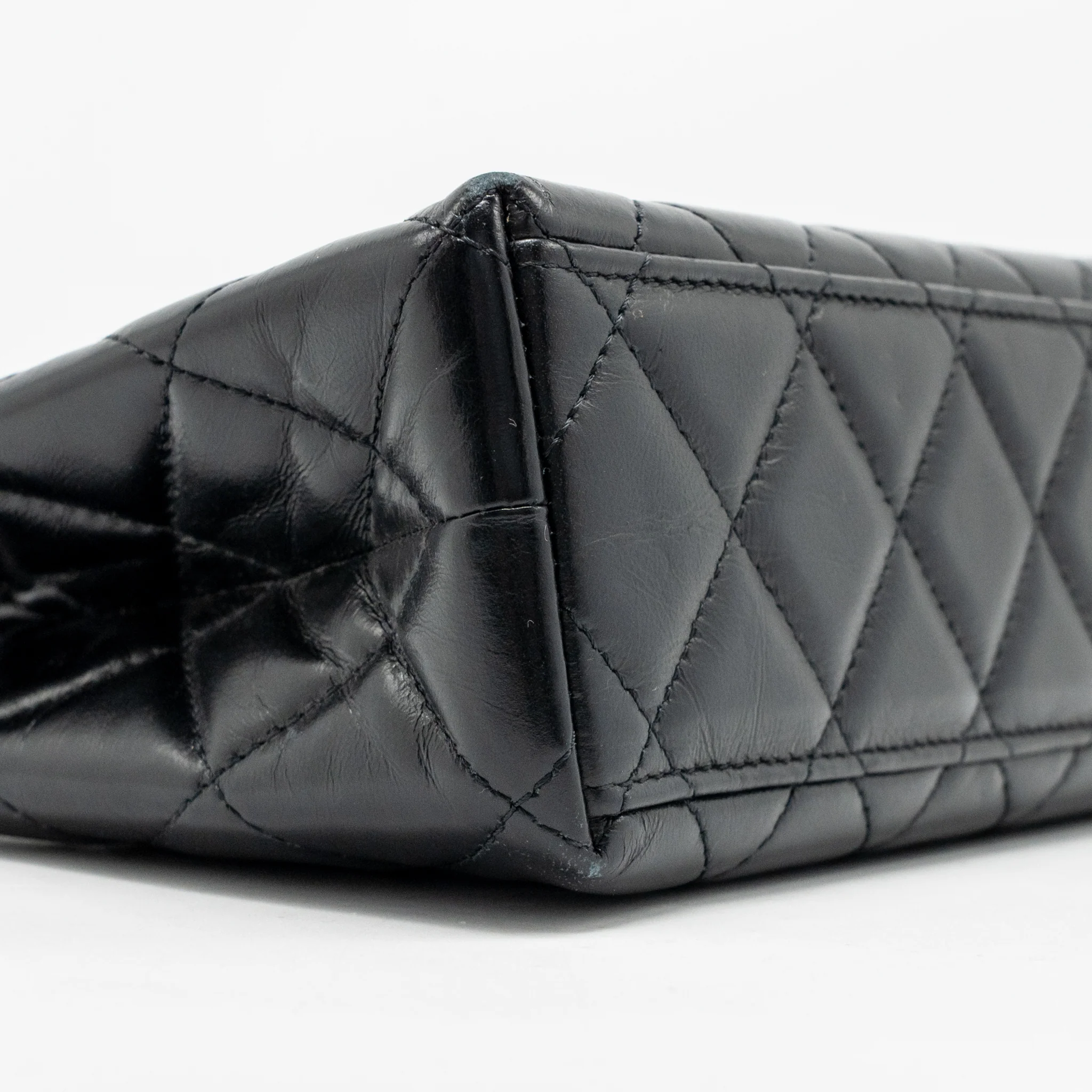 Chanel Mini Kelly Shopping Tote Bag Calfskin Black GHW (Microchip) - Image 7