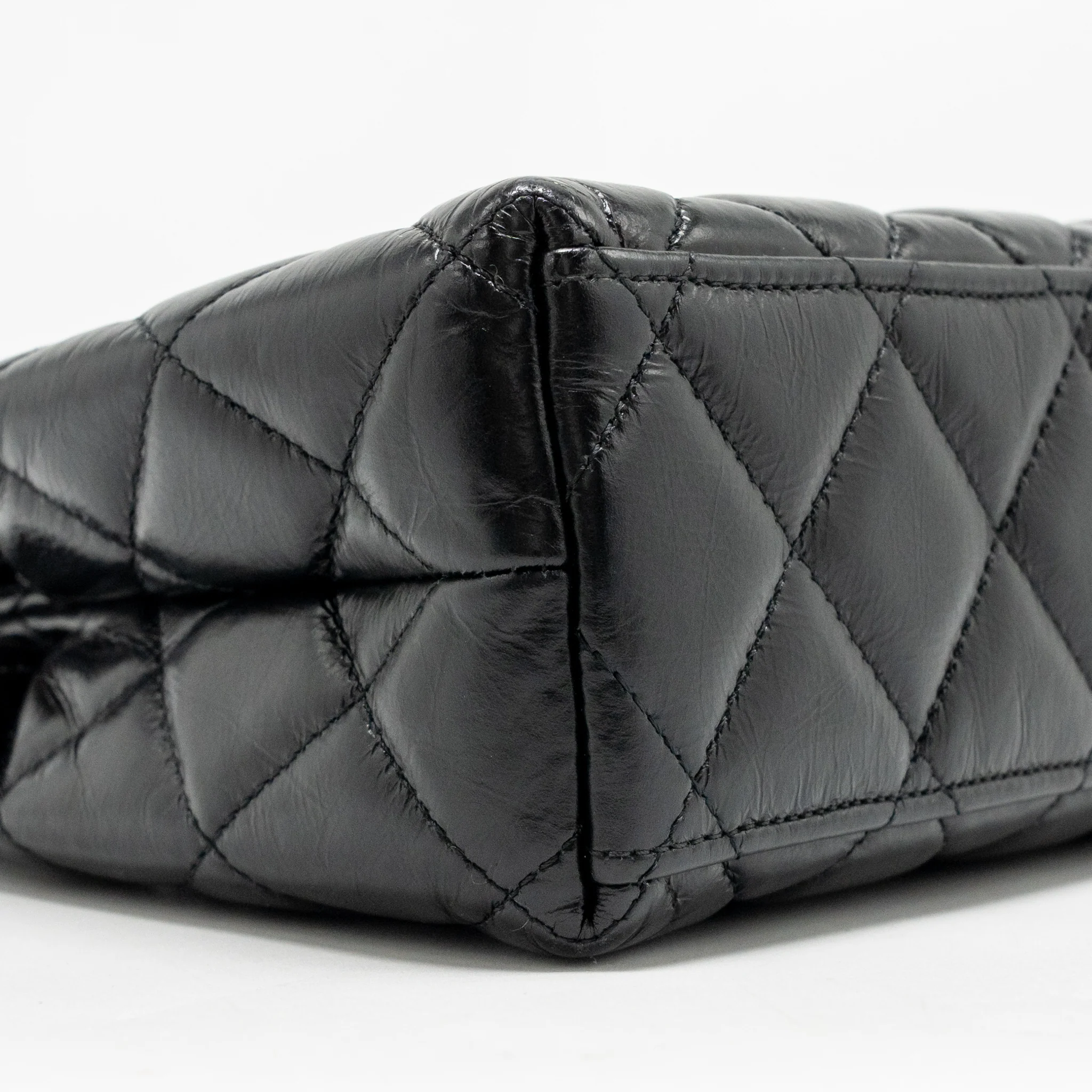 Chanel Mini Kelly Shopping Tote Bag Calfskin black GHW (Microchip) - Image 7