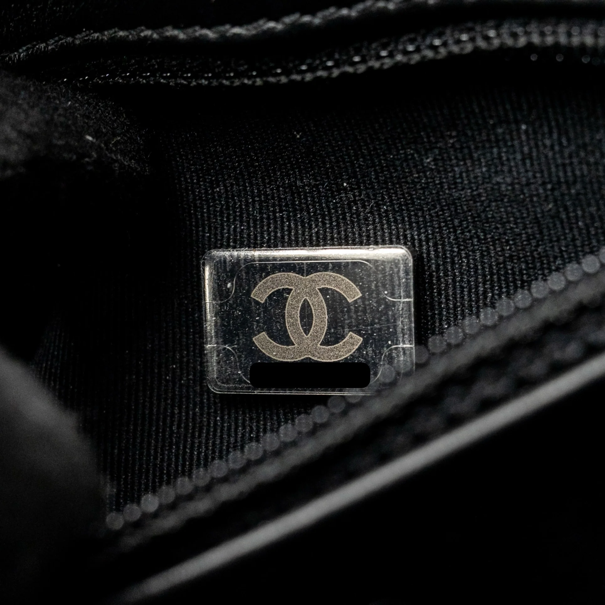 Chanel Mini Kelly Shopping Tote Bag Denim Black/Grey SHW (Microchip) - Image 17