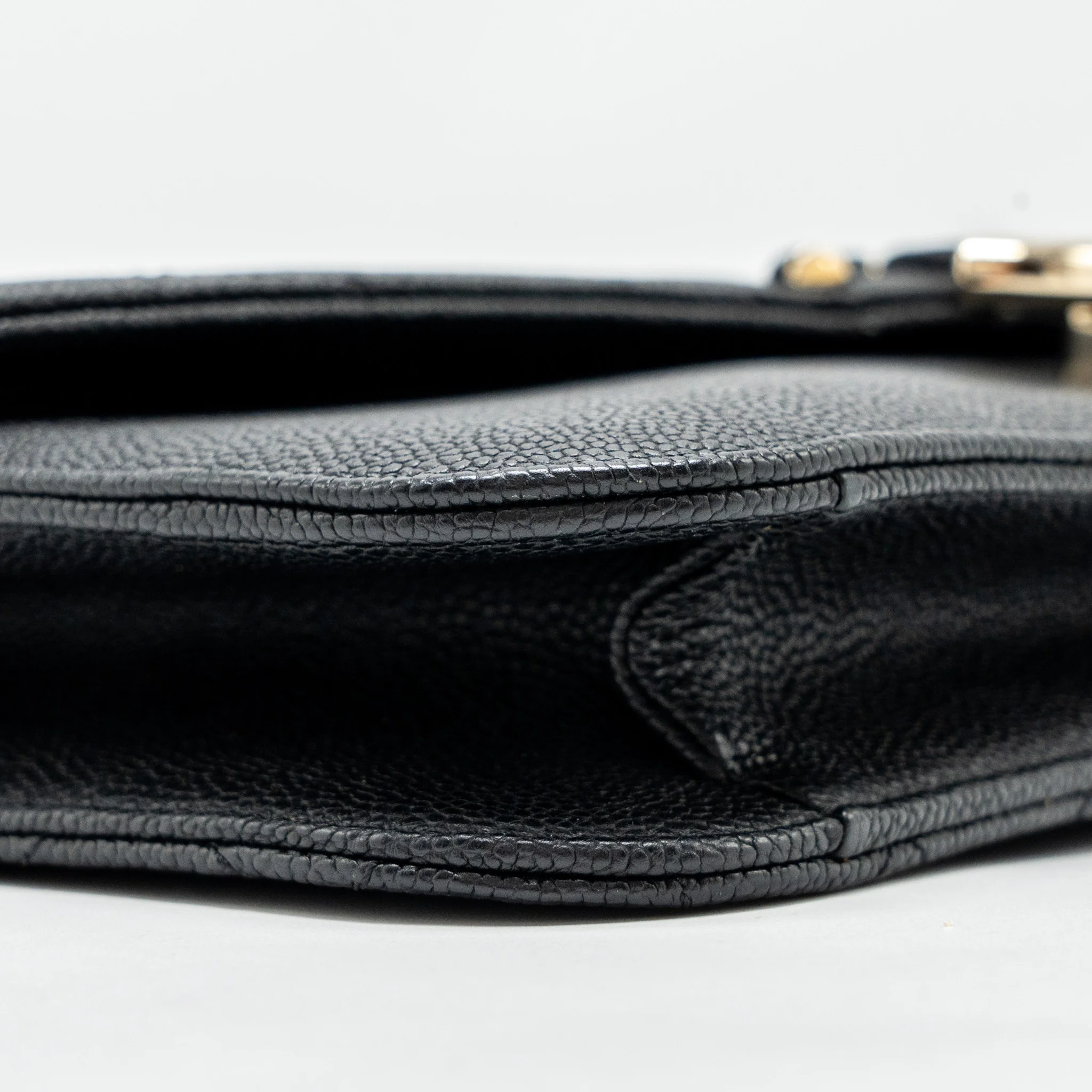 Chanel Paris-Cuba Thread Around Flap Bag With Chain Caviar Black LGHW - Image 6