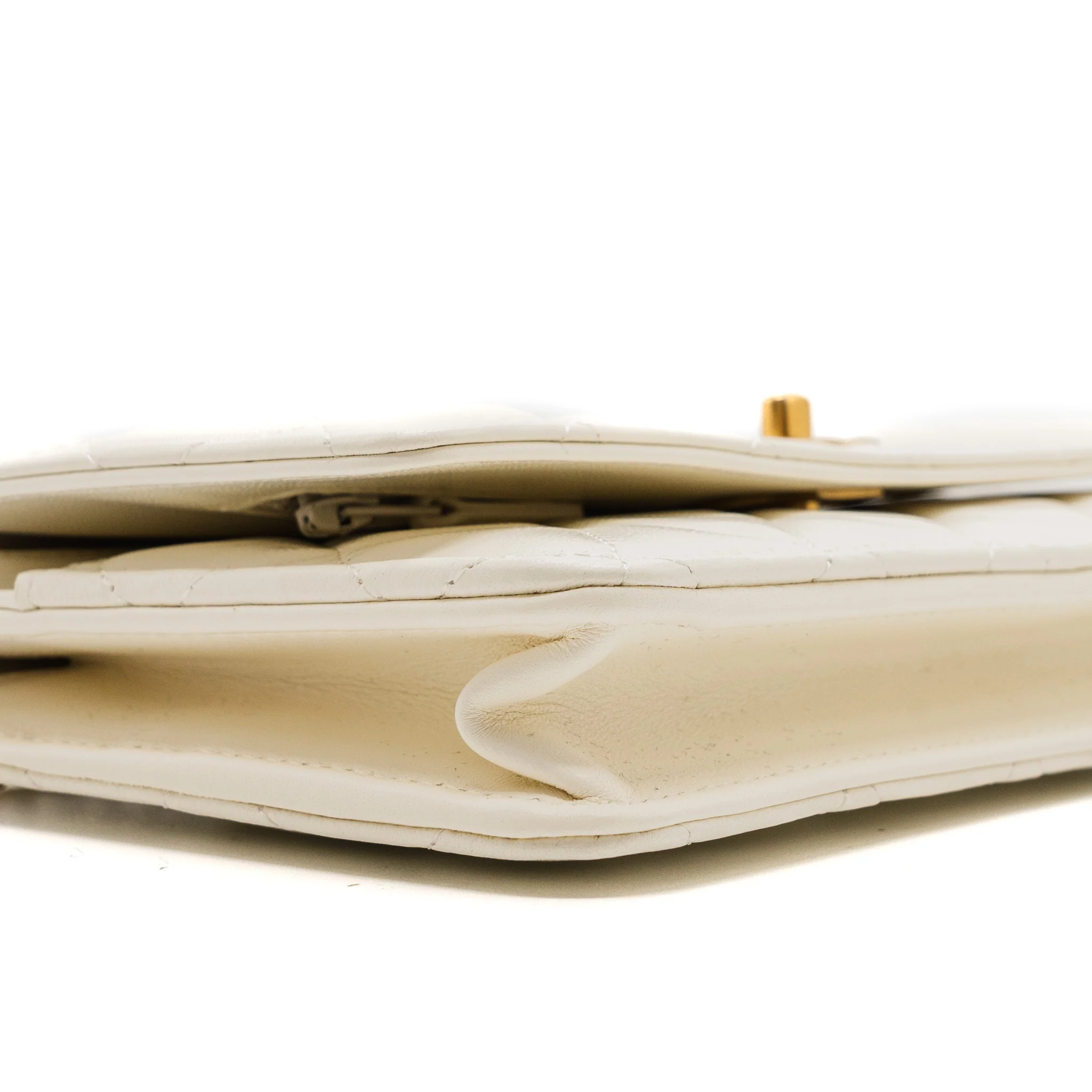 Chanel pearl crush wallet on chain lambskin White GHW (microchip) - Image 6