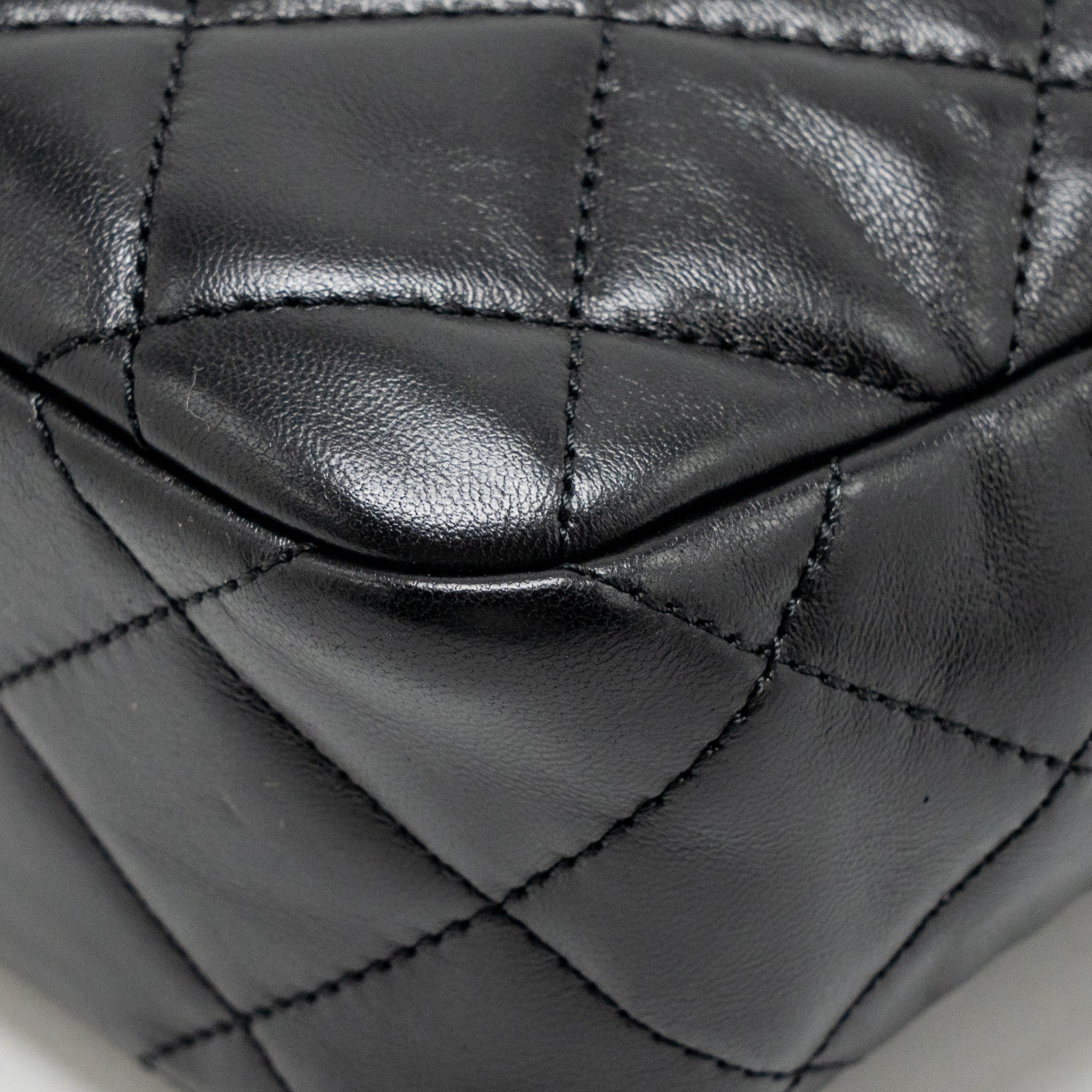 Chanel Pillow Crush Hobo Bag Lambskin Black GHW (Microchip) - Image 11