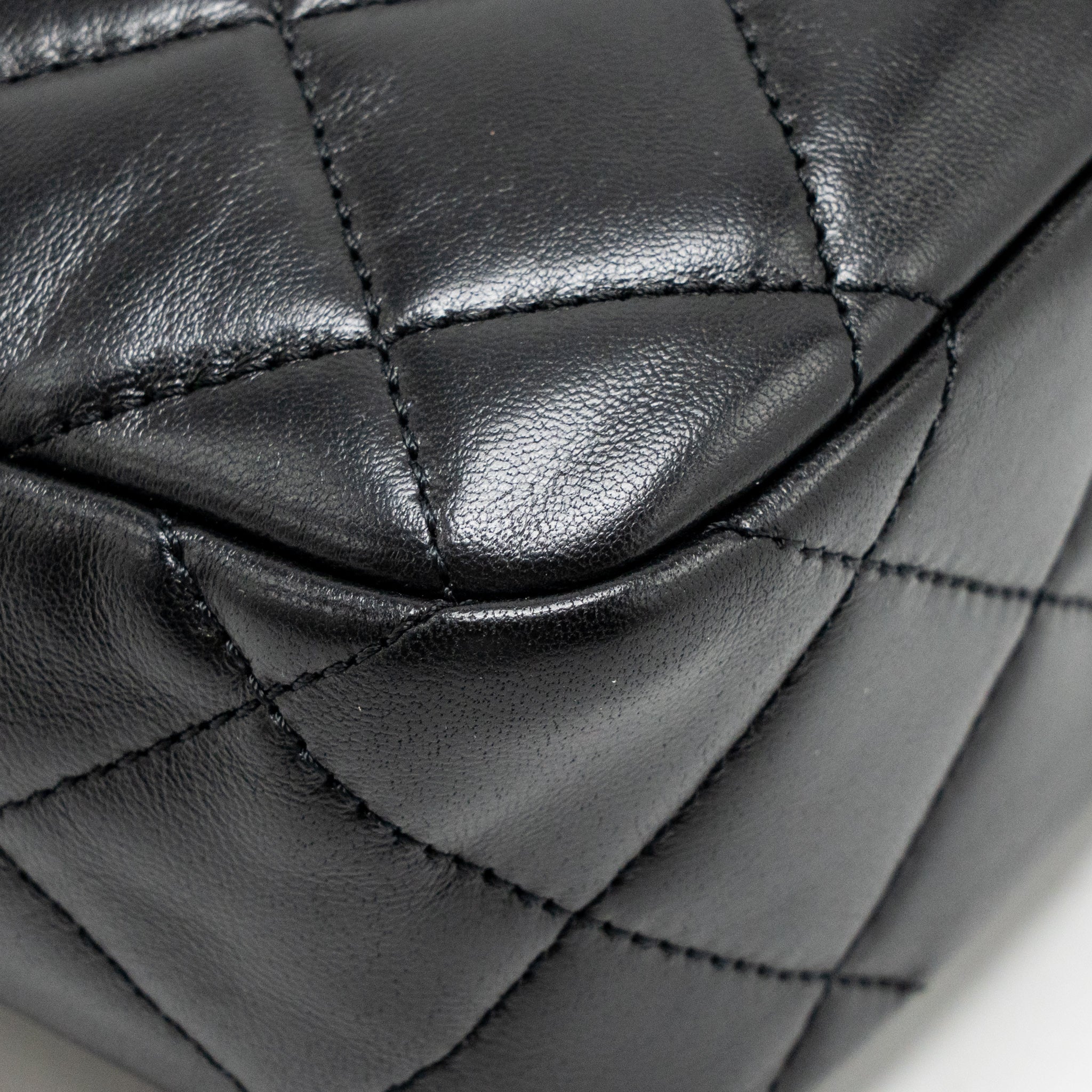 Chanel Pillow Crush Hobo Bag Lambskin Black GHW (Microchip) - Image 12