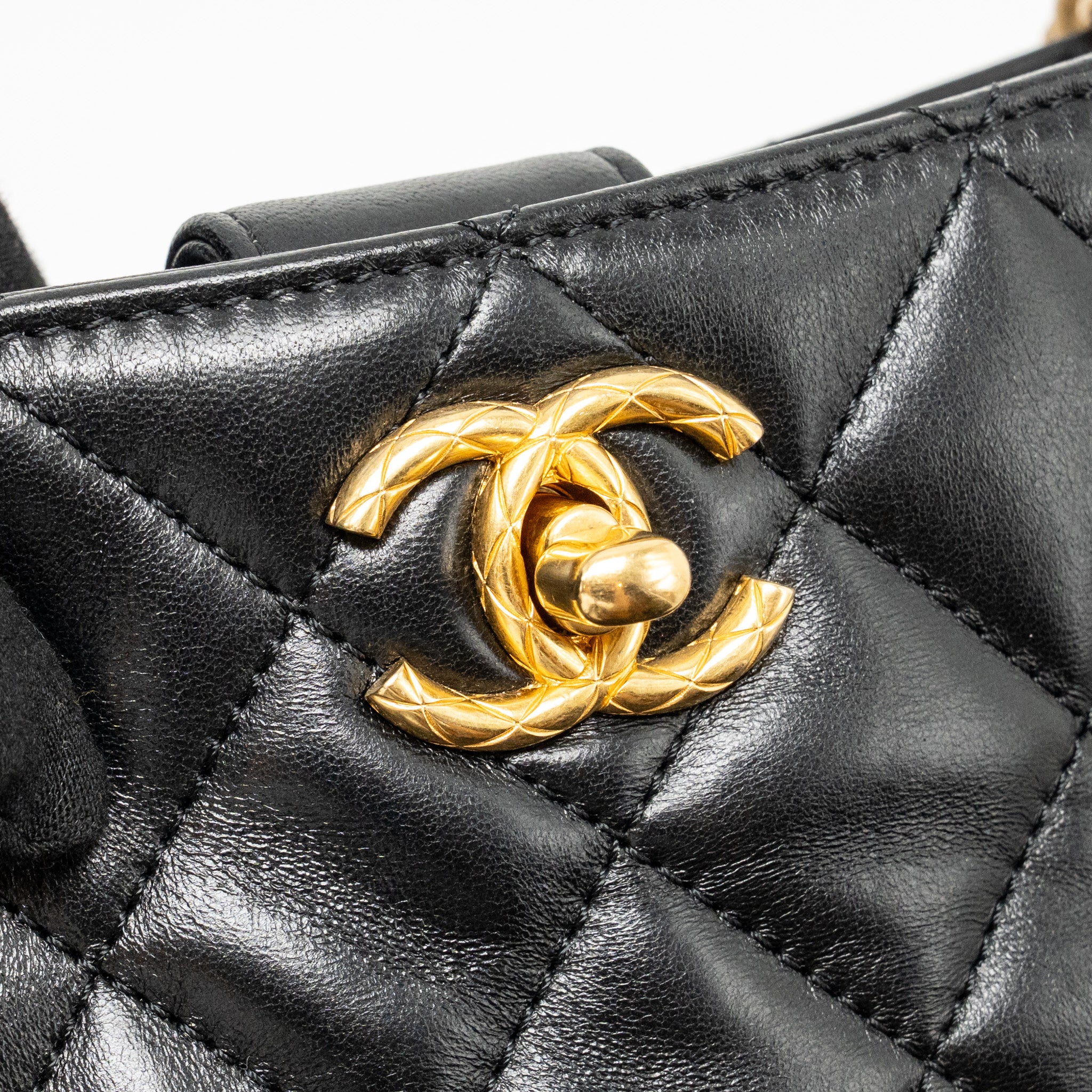 Chanel Pillow Crush Hobo Bag Lambskin Black GHW (Microchip) - Image 13
