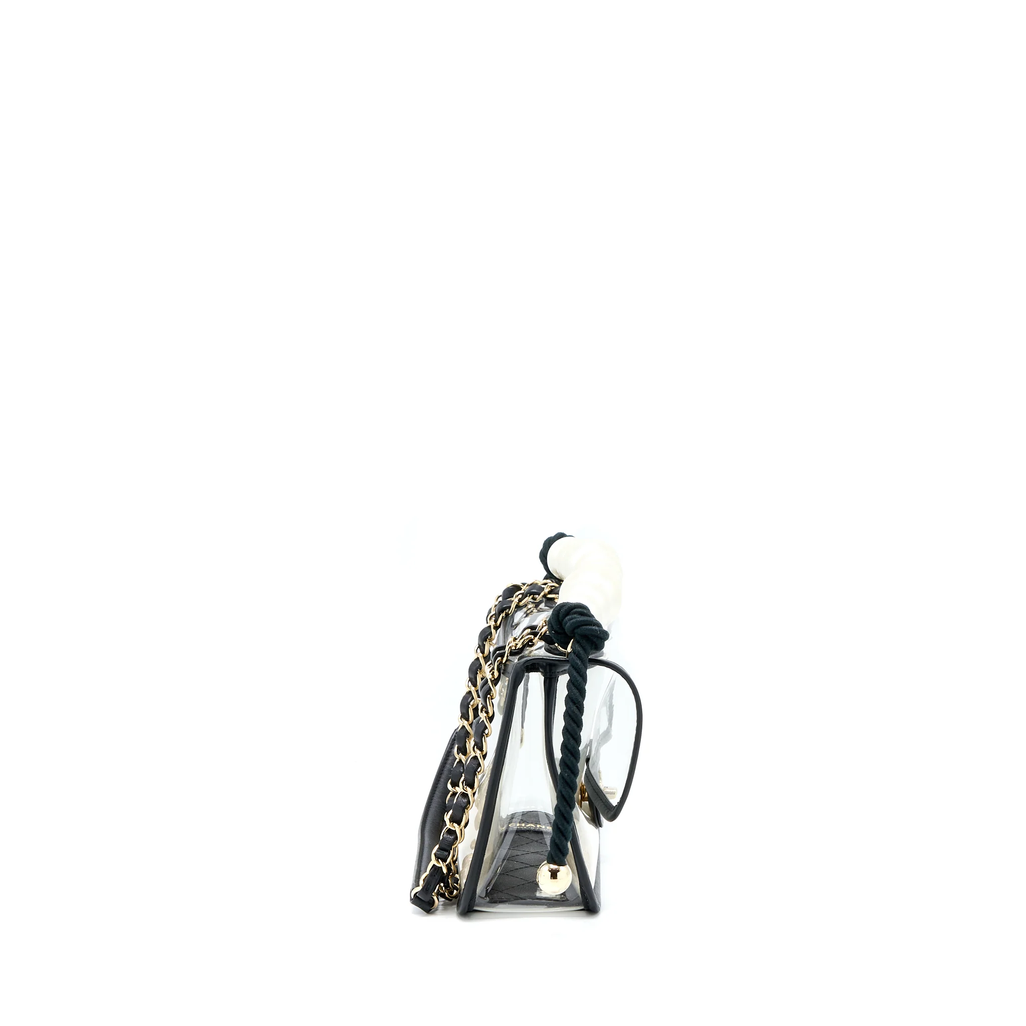 Chanel Sand By The Sea Flap Bag PVC/ Lambskin LGHW - Image 4