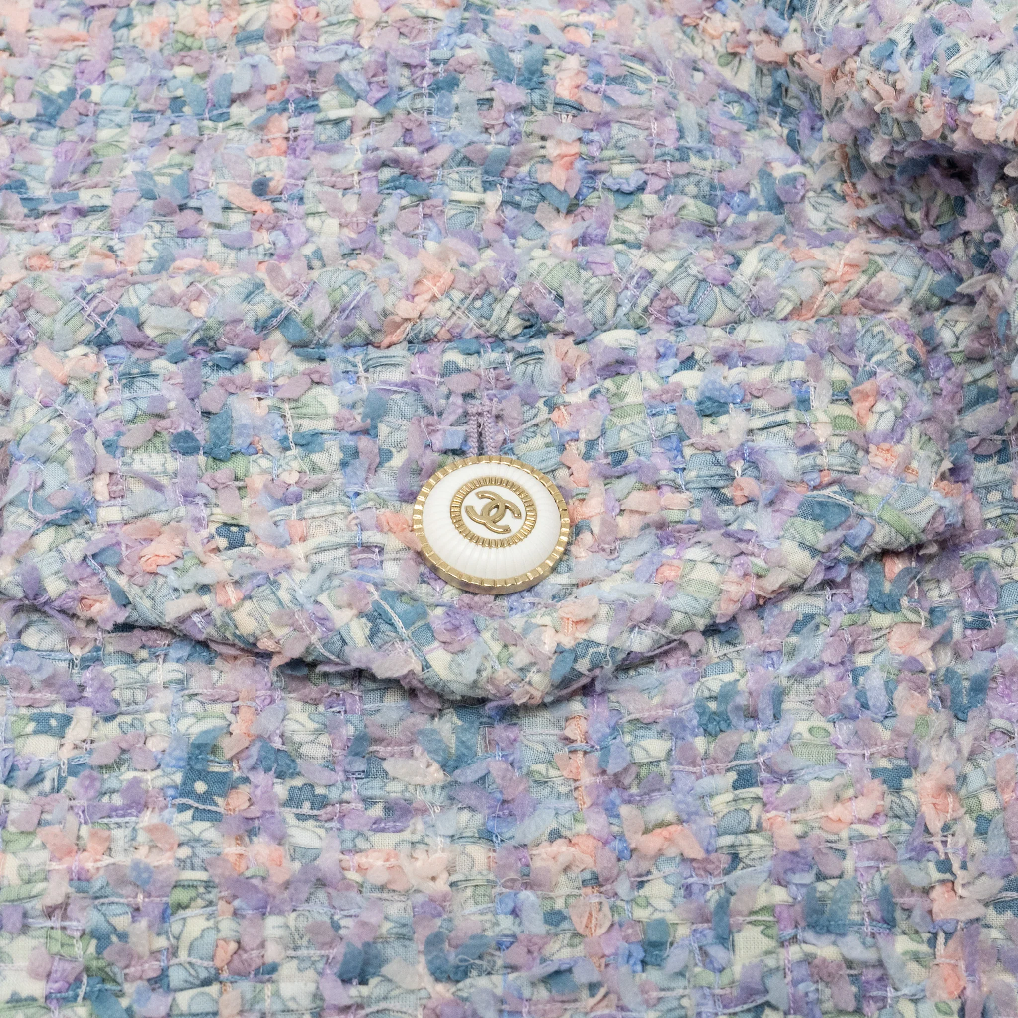 Chanel Size 36 20C Lavender Tweed Jacket Polyester/Cotton Multicolour - Image 5