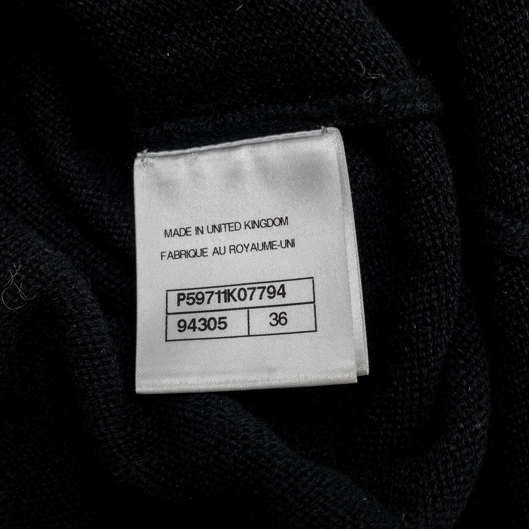Chanel size 36 cashmere pullover black - Image 6