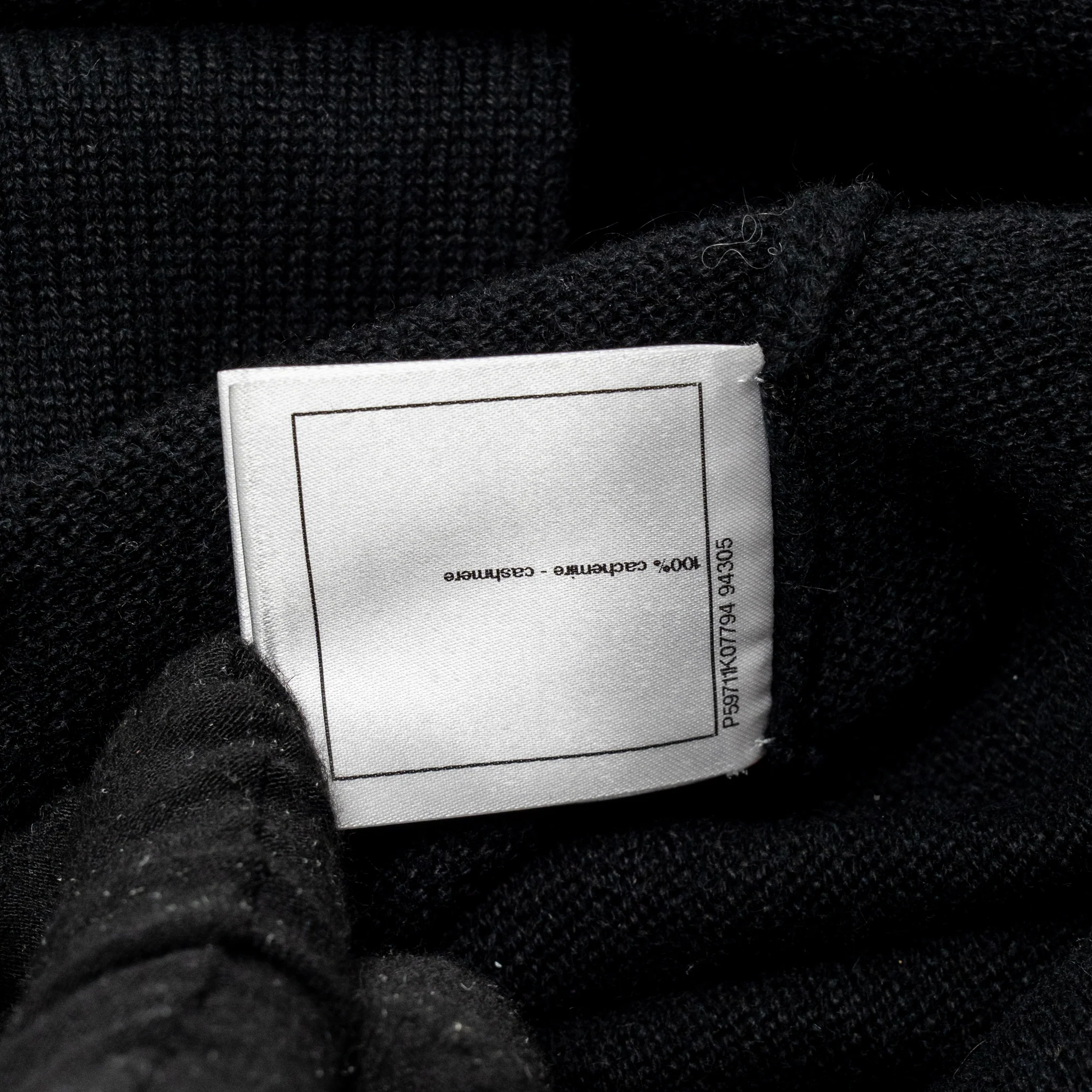 Chanel size 36 cashmere pullover black - Image 8