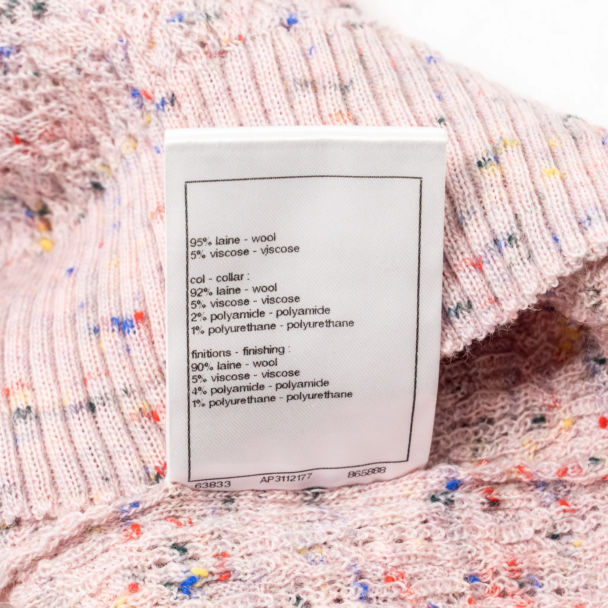 Chanel Size 38 CC Leaf Knit Vest Wool/Viscose Multicolour - Image 7