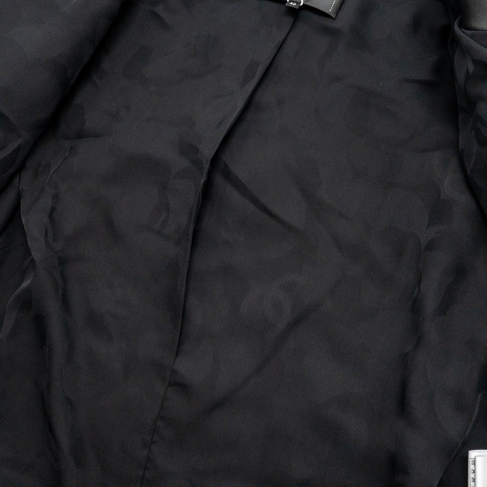 Chanel Size 40 Detailed Button Coat Lambskin Black - Image 6