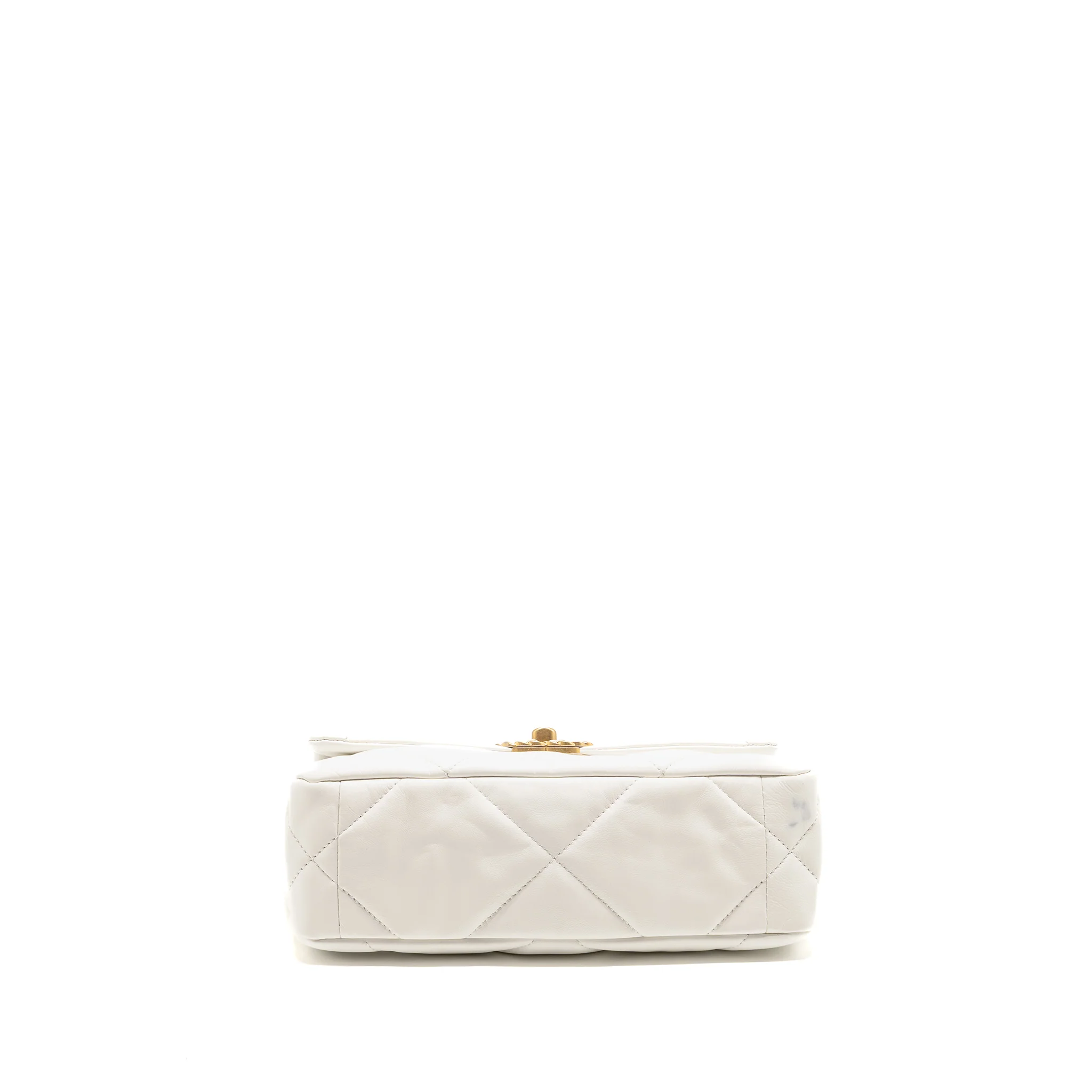 Chanel Small 19 Bag Lambskin White Multicolour Hardware - Image 5