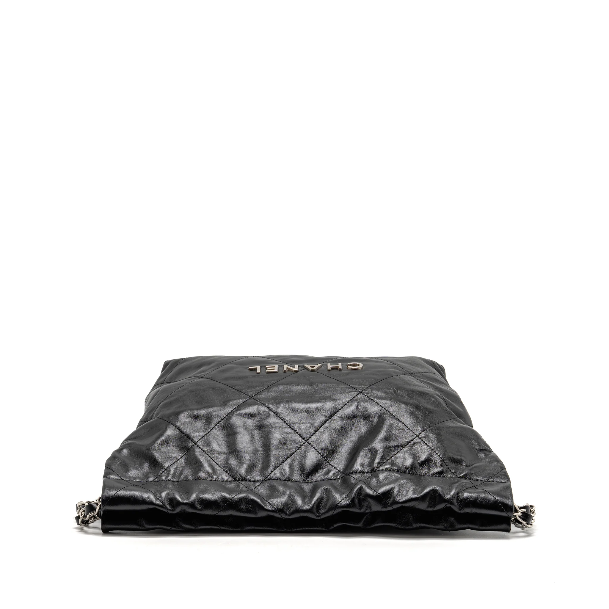 Chanel Small 22 Bag Shiny Calfskin BlacK SHW (Microchip) - Image 5
