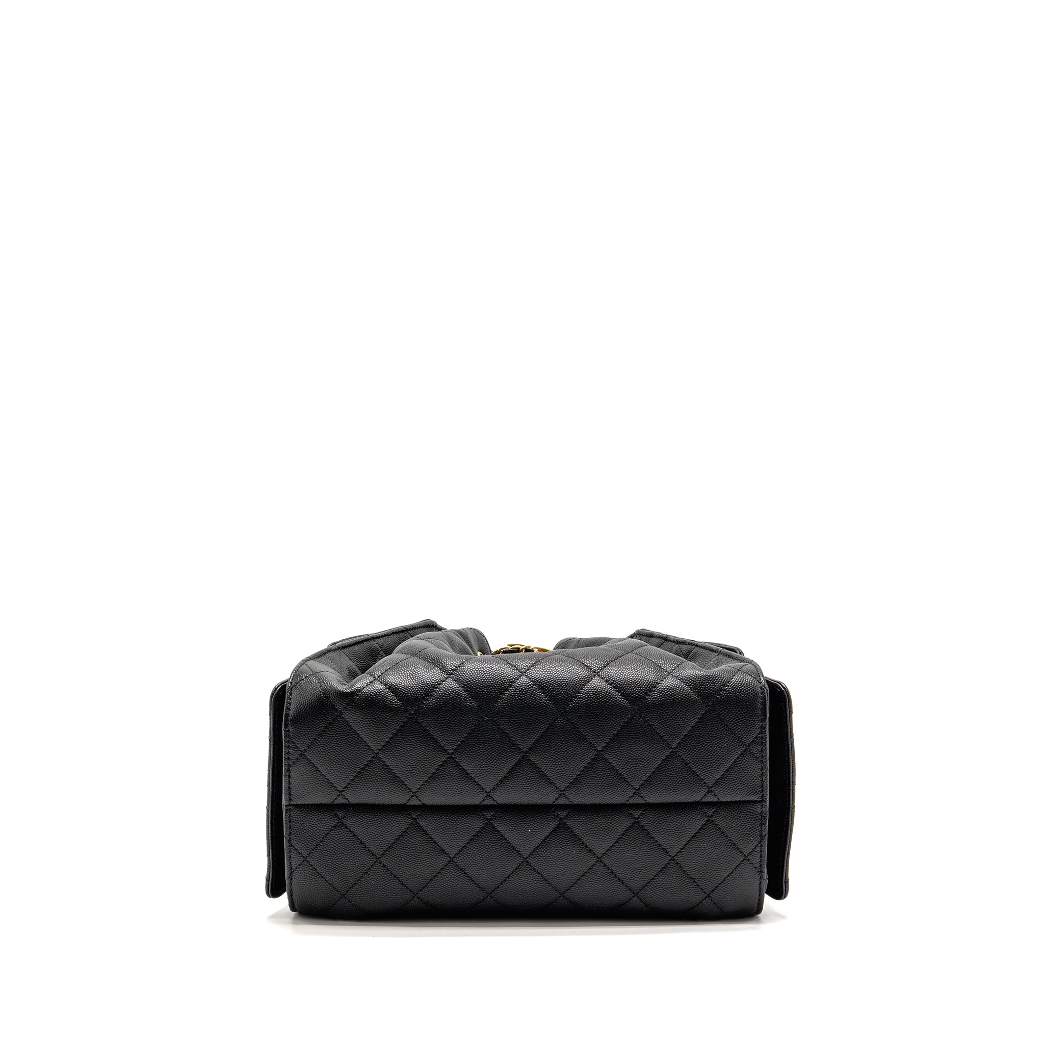 Chanel Small 25 Bag Caviar black GHW (Microchip) - Image 6