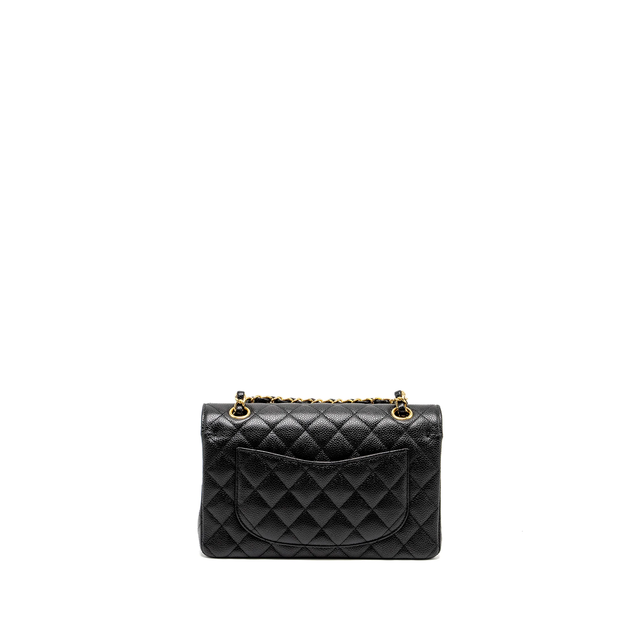 Chanel Small Classic Double Flap Bag Caviar Black GHW (microchip) - Image 2