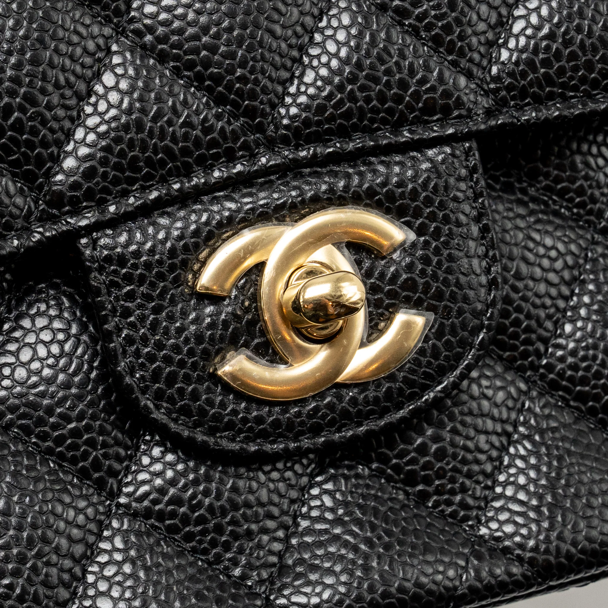 Chanel Small Classic Double Flap Bag Caviar Black GHW (microchip) - Image 12