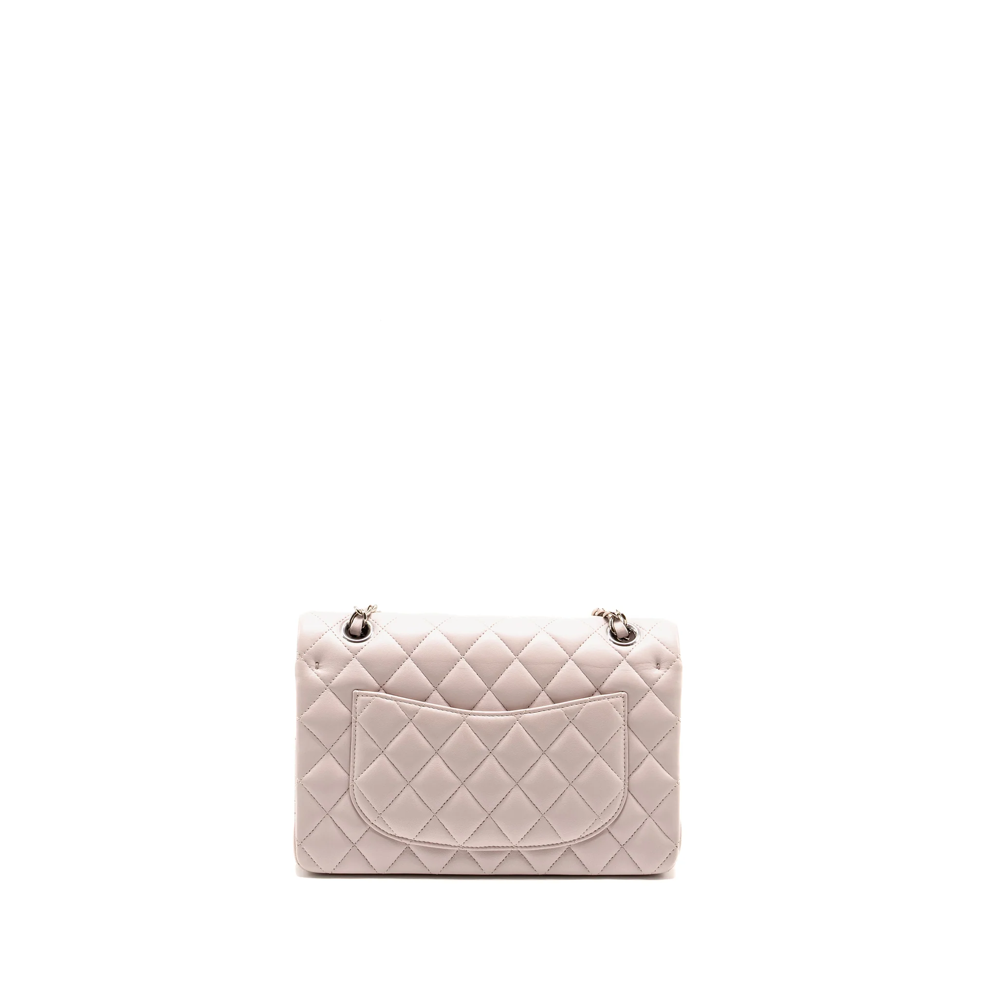 Chanel Small Classic Double Flap Bag Lambskin Light Purple SHW (Microchip) - Image 2