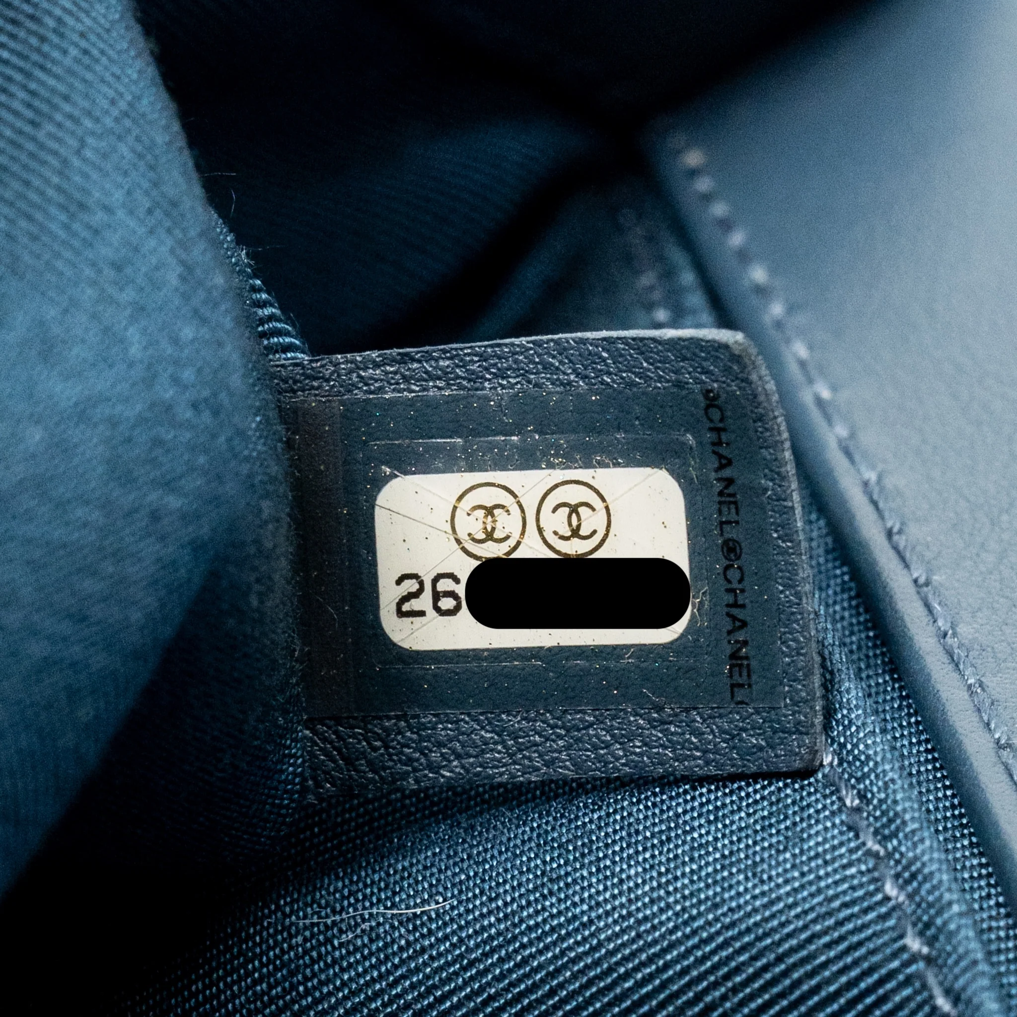 Chanel Top Handle Boy Bag Calfskin Blue GHW - Image 18
